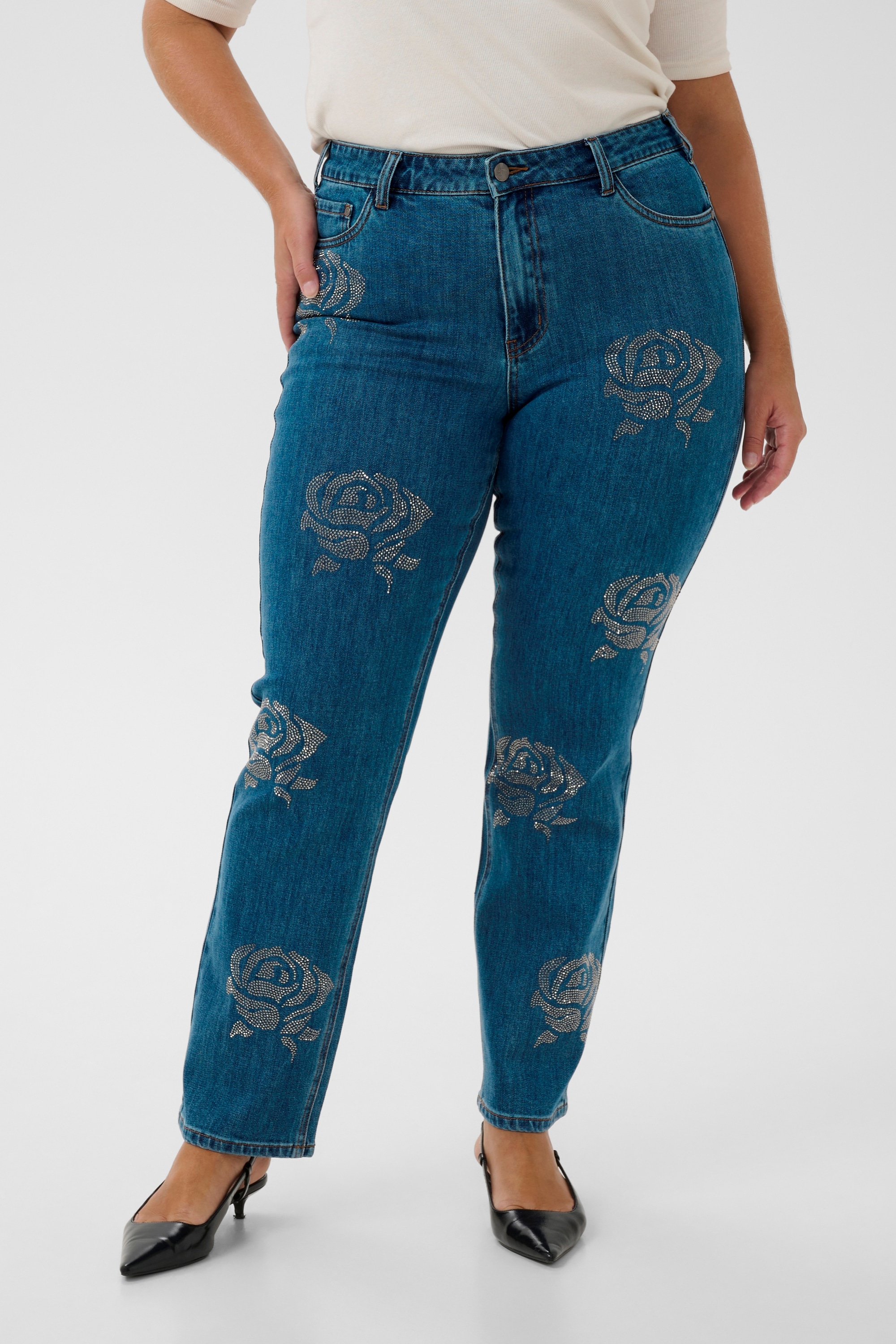 KAFFE Curve Regular-fit-Jeans »KAFFE Curve Jeans KCastelia«
