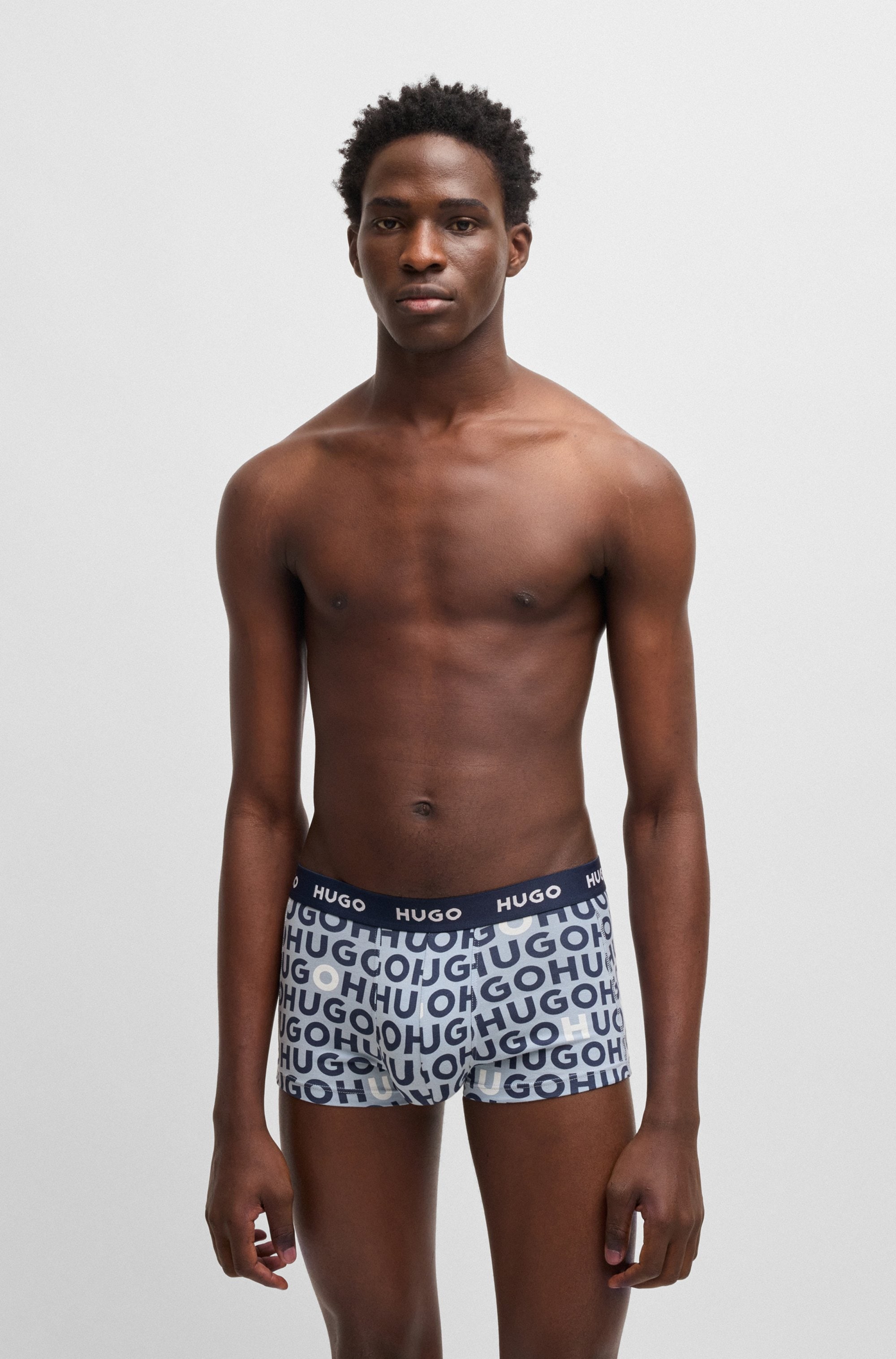 HUGO Underwear Trunk »TRUNK TRIPLET DESIGN«, (Packung, 3 St.), mit Logobund