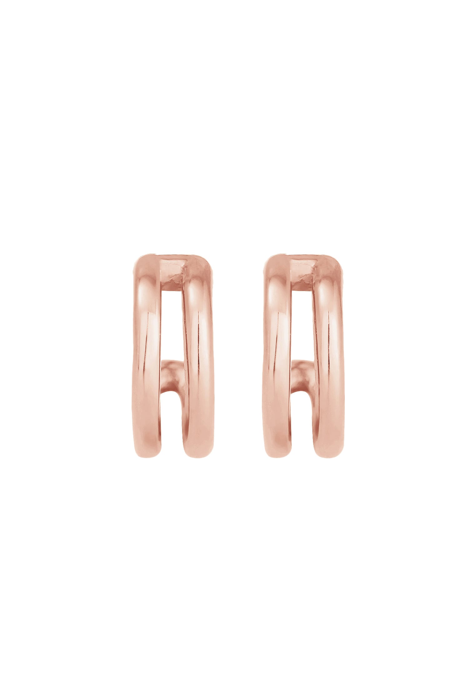 Elli Paar Ohrstecker »Ohrringe Creolen Stecker Basic Minimal 925 Silber«