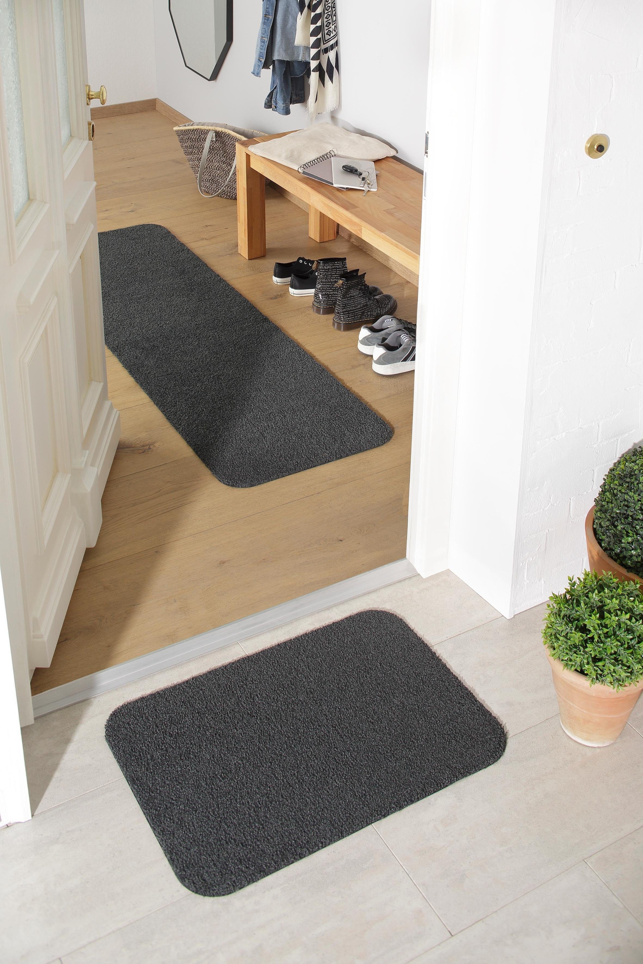 Home affaire Fußmatte »Willa«, rechteckig, In- und Outdoor geeignet,  waschbar
