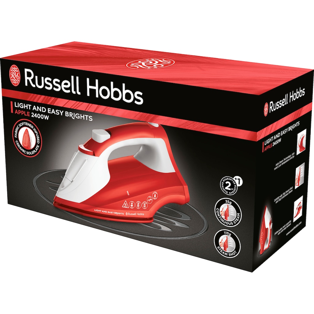 RUSSELL HOBBS Dampfbügeleisen »26481-56 Light and Easy Brights Apple«, 2400 W