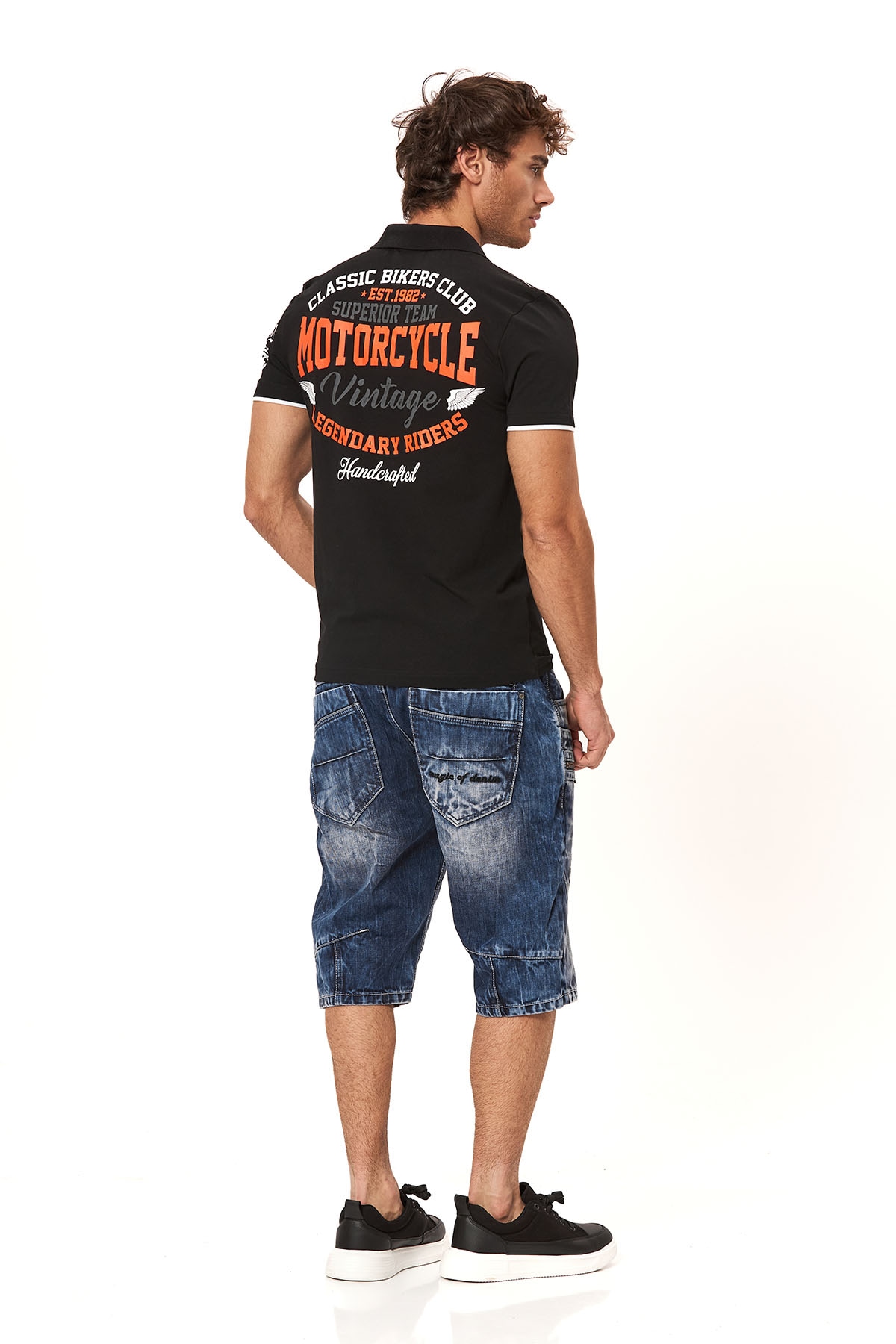 Cipo & Baxx Jeansbermudas Baumwolle, regular fit