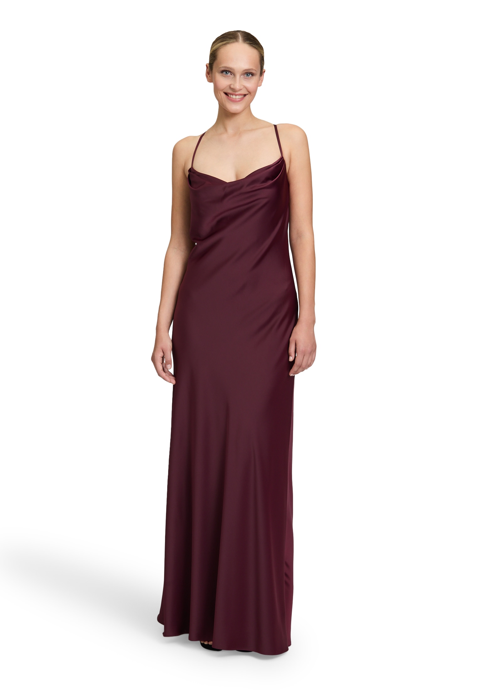 Vera Mont Abendkleid »Abendkleid mit Wasserfallausschnitt«