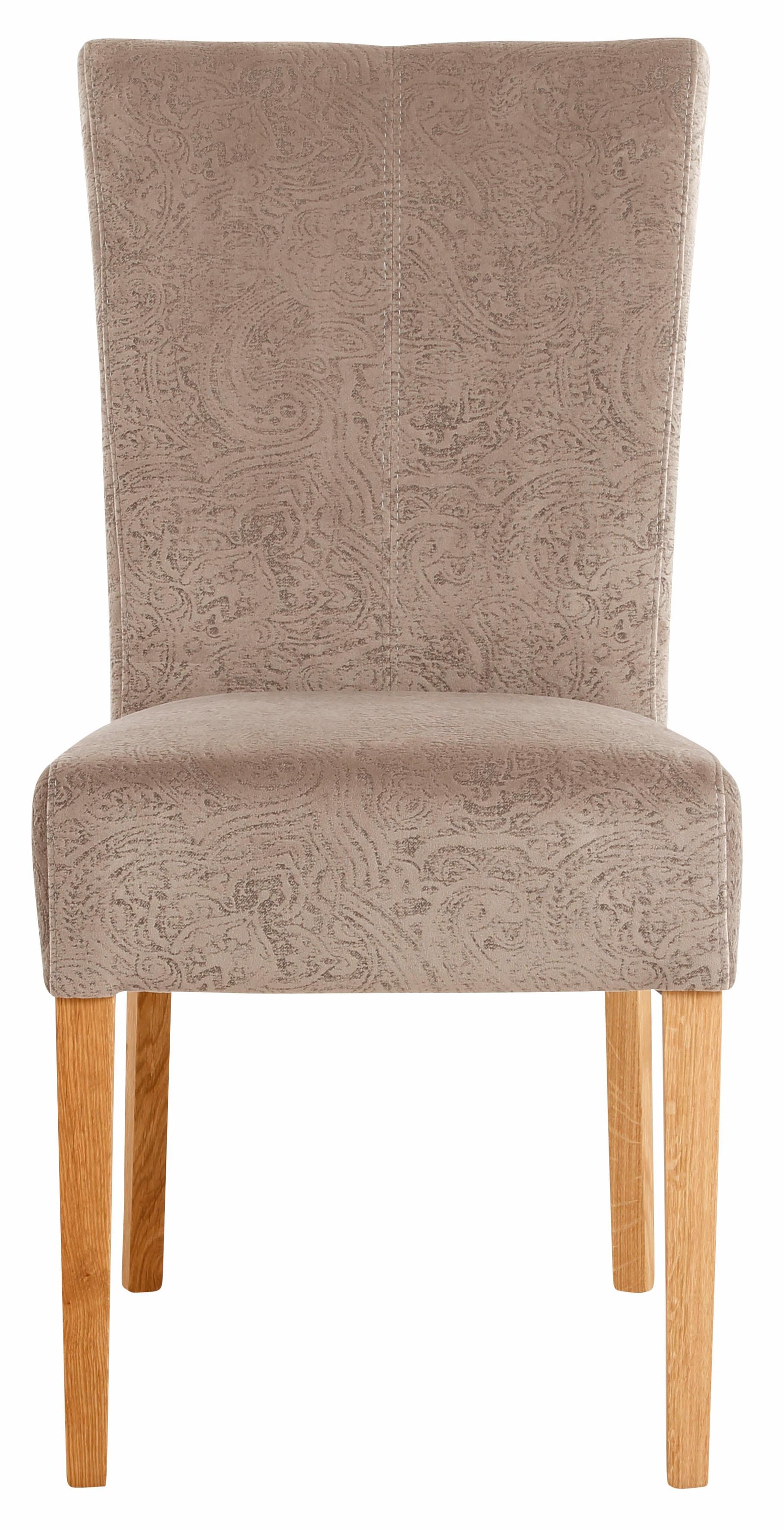 Home affaire Esszimmerstuhl »Queen Polsterstuhl BESTSELLER«, (Set), 6 St., Luxus-Microfaser, verschiedene Bezüge, Gestell Massivholz