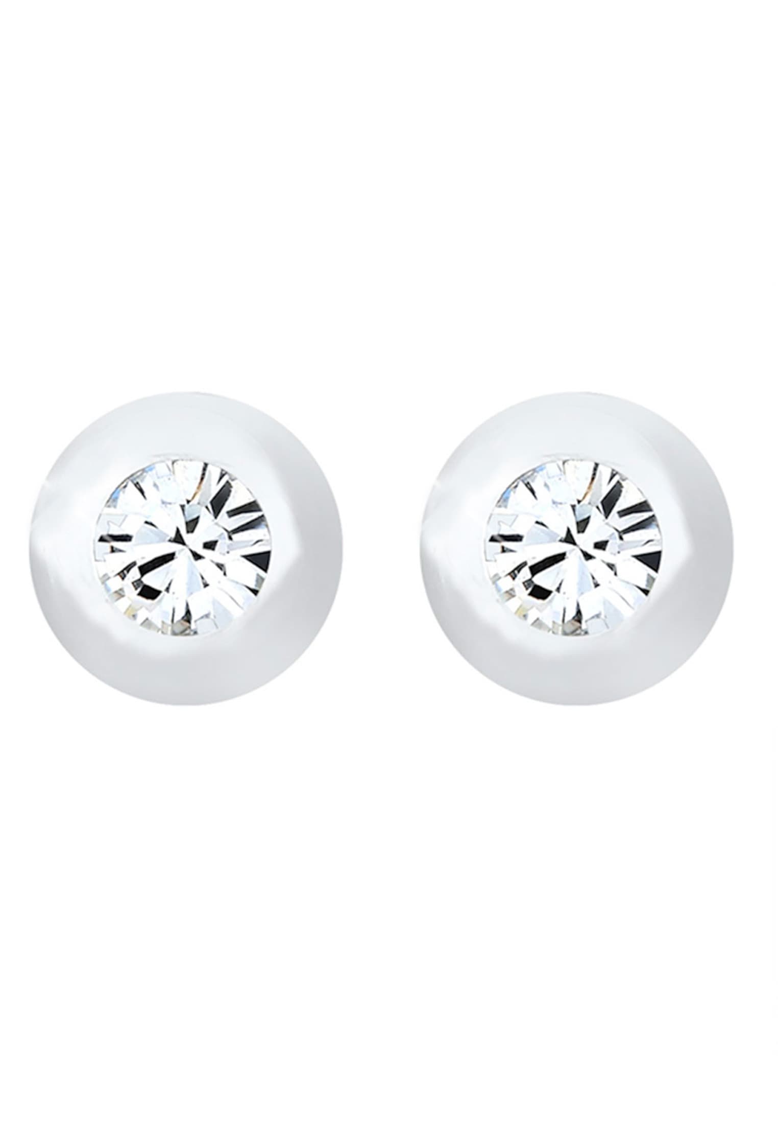 Elli Paar Ohrstecker »Ohrringe Kristall Funkelnd Basic 925 Silber«