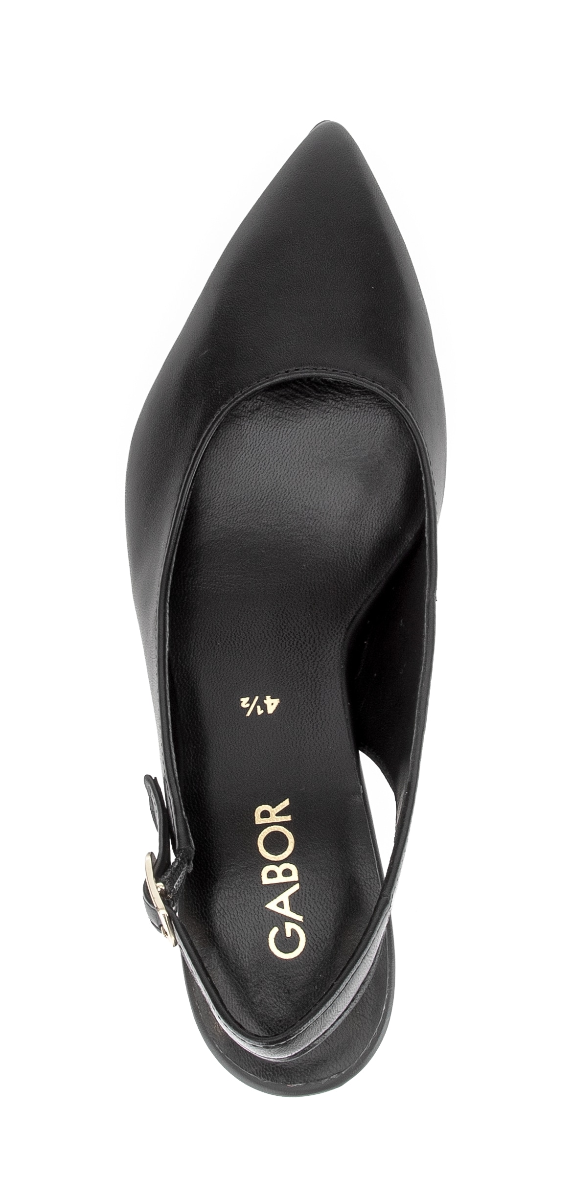 Gabor Slingpumps  , Trichterabsatz, Businessschuh, Abendschuh in spitzer Form, G-Weite