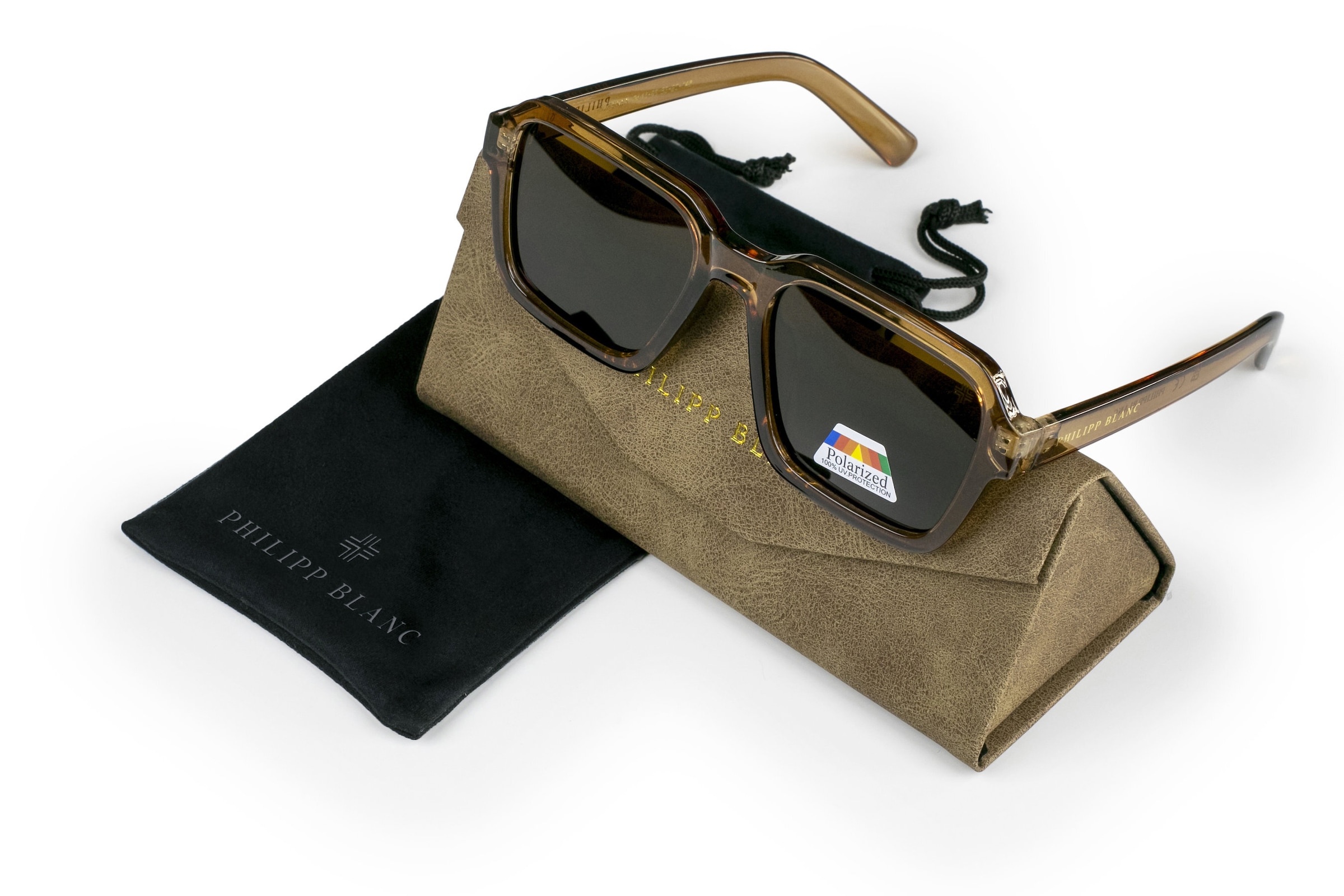 PHILIPP BLANC Sonnenbrille »PA14-03« Glas 0,74 mm, polarisierte Gläser, UV400, CAT3.0