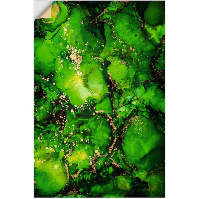 Artland Wandbild »Grünes Wasser«, Muster, (1 St.), als Alubild, Leinwandbild,  Wandaufkleber oder Poster in versch. Größen auf Rechnung bestellen