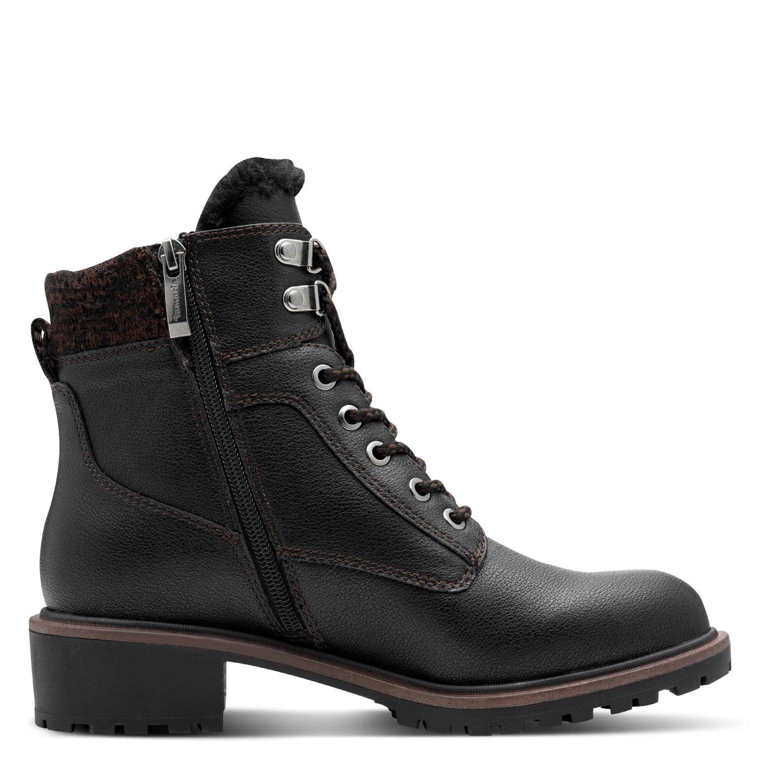 Tamaris Winterboots  , Blockabsatz, Schnürboots, Winterstiefelette mit Duo Tex-Ausstattung