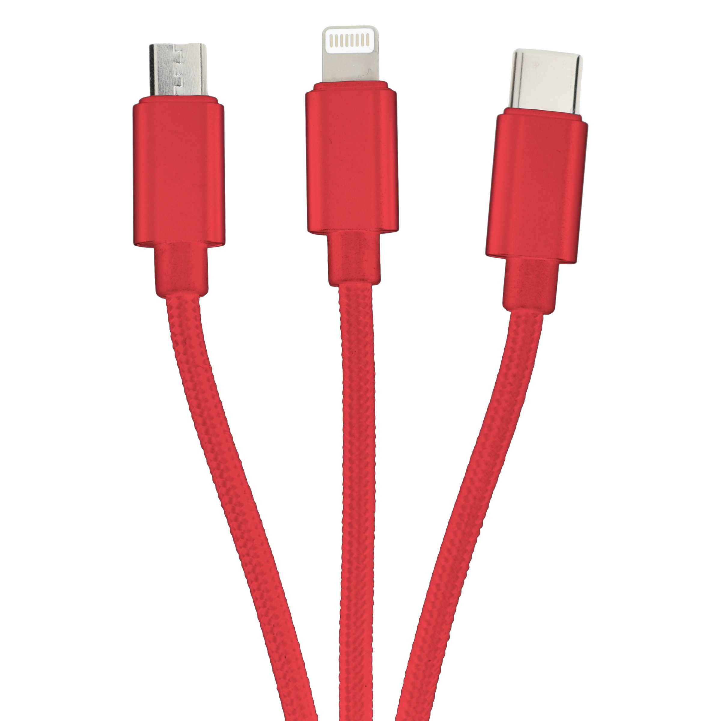 be cool USB-Kabel »Ladekabel 3in1«, Lightning-Micro-USB-USB Typ C, USB Typ A, 100 cm