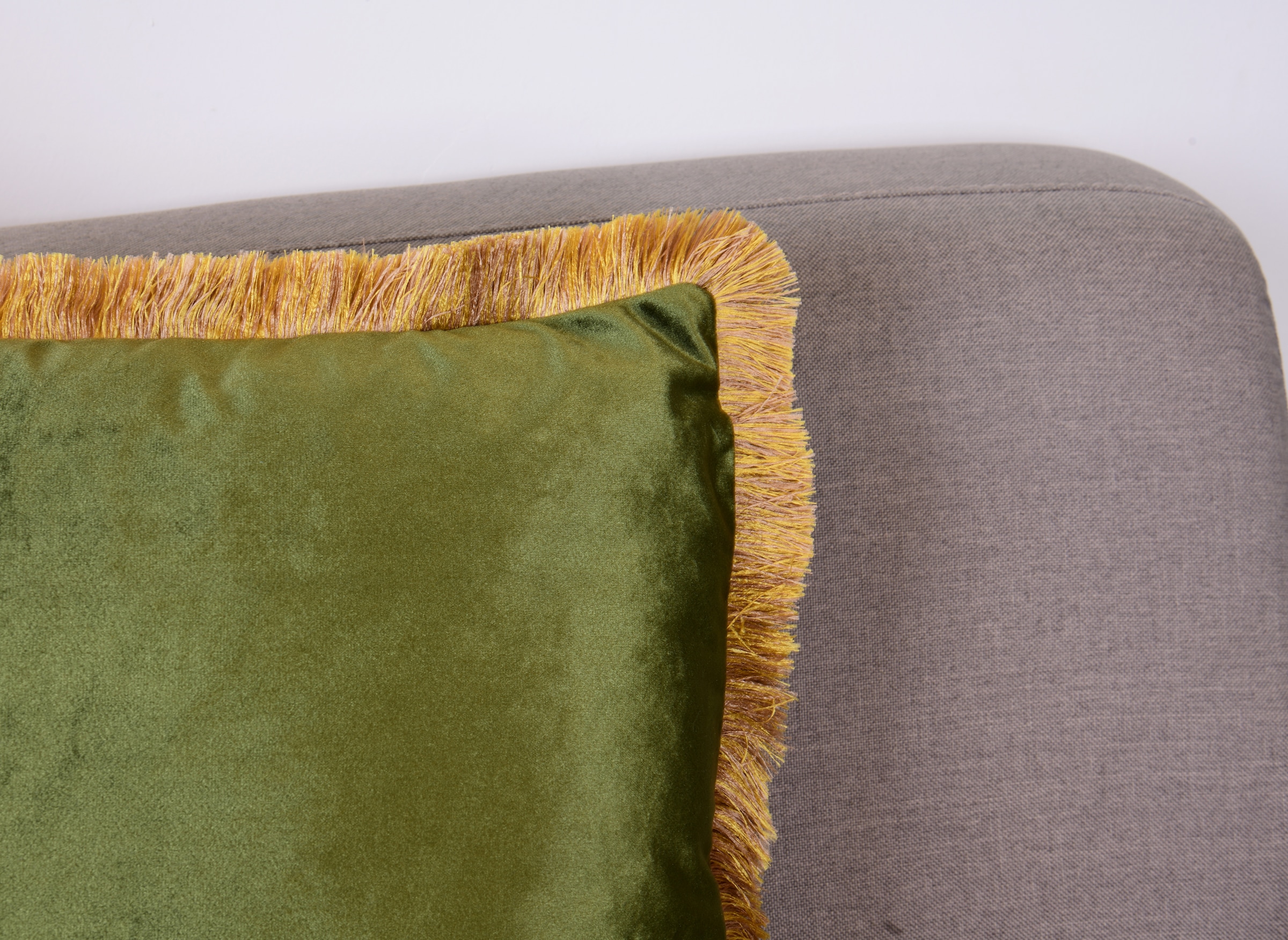 MIRRORS AND MORE Dekokissen »ELONA« unifarben, Dekokissen mit Füllung