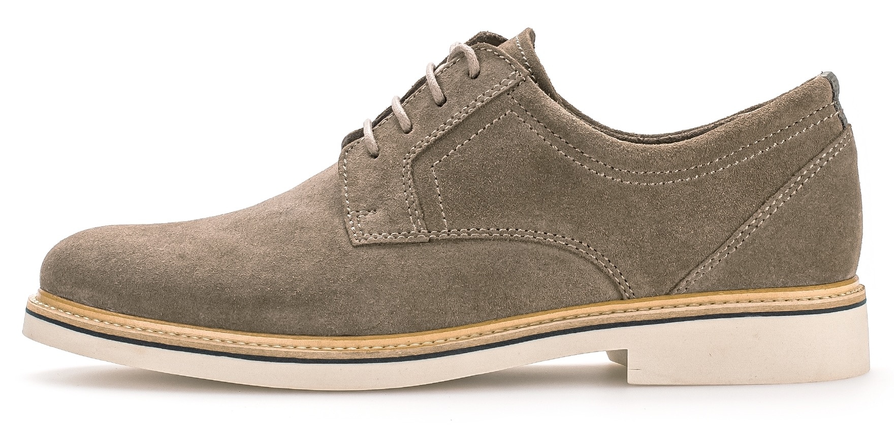 Pius Gabor Schnürschuh  , Blockabsatz, Businessschuh, Halbschuh mit Ziernähten, G-Weite