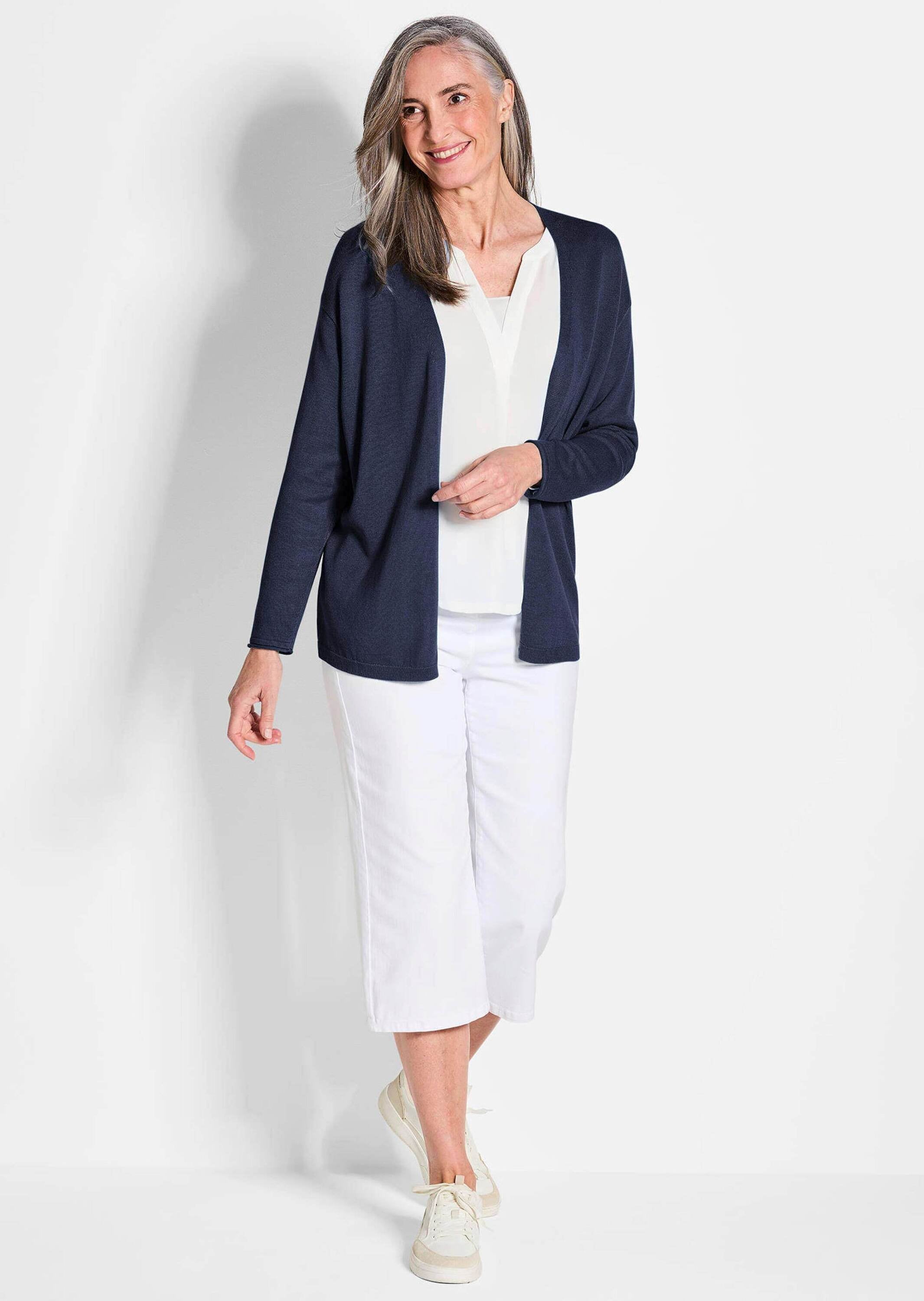 GOLDNER Strickjacke »Offene Strickjacke in Kurzform« keine/nicht relevant