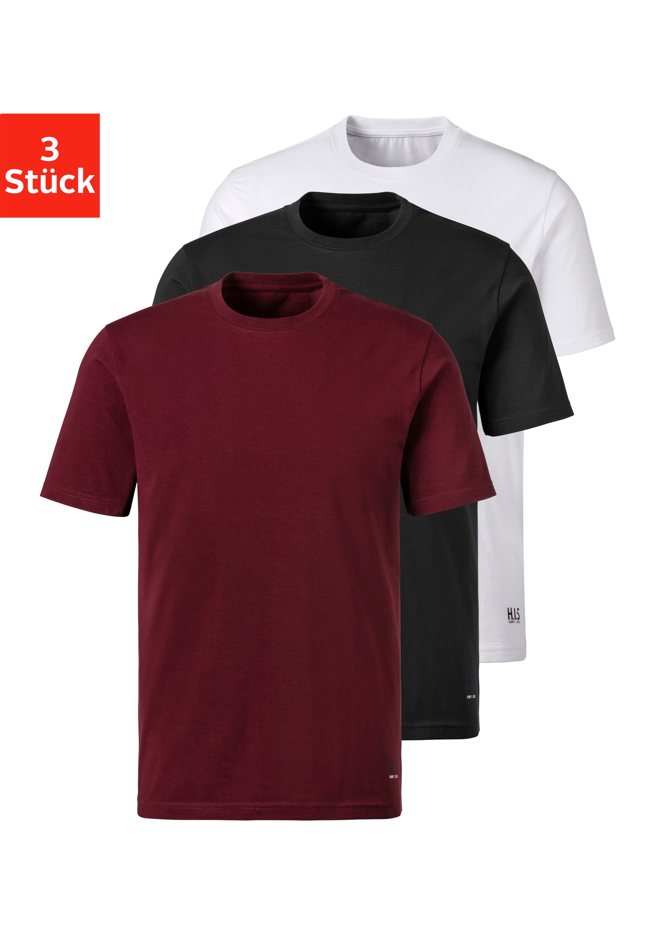 H.I.S Kurzarmshirt, (3er-Pack), perfekt als Unterziehshirt kaufen