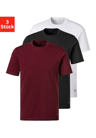 Kurzarmshirt, (3er-Pack)