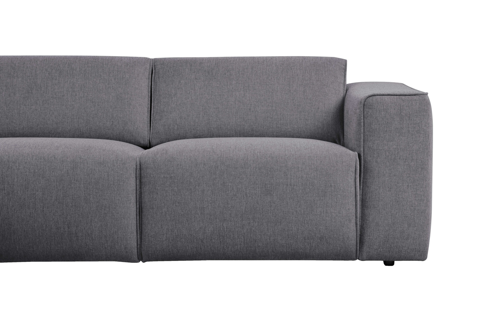 andas Ecksofa »Noord«, mit Kedernaht, in einem Soft-Touch Bezug