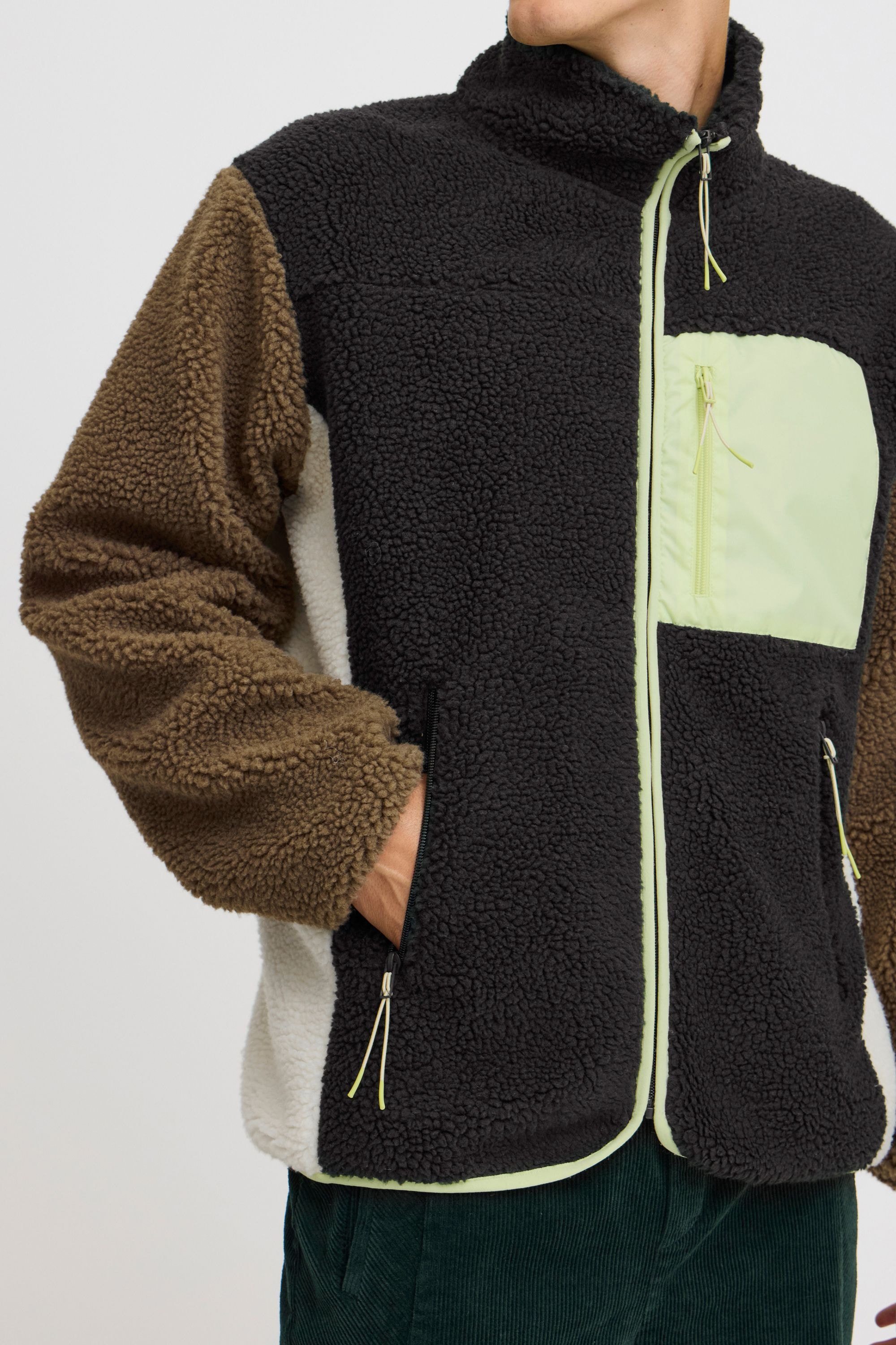 TheJoggConcept Fellimitatjacke »Fellimitatjacke JCMMBERRI JACKET 4«