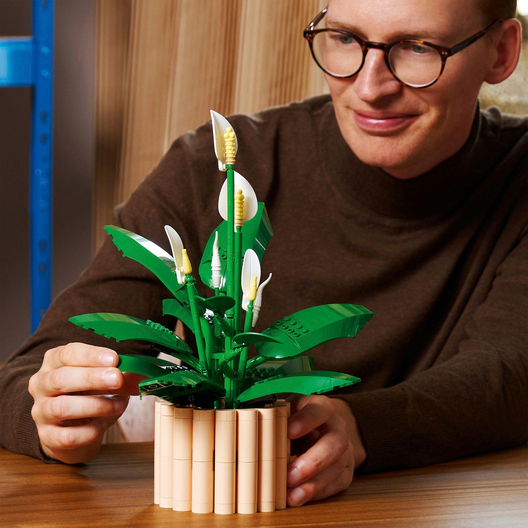 LEGO® Konstruktionsspielsteine »Friedenslilie (11504), LEGO Botanicals« Made in Europe