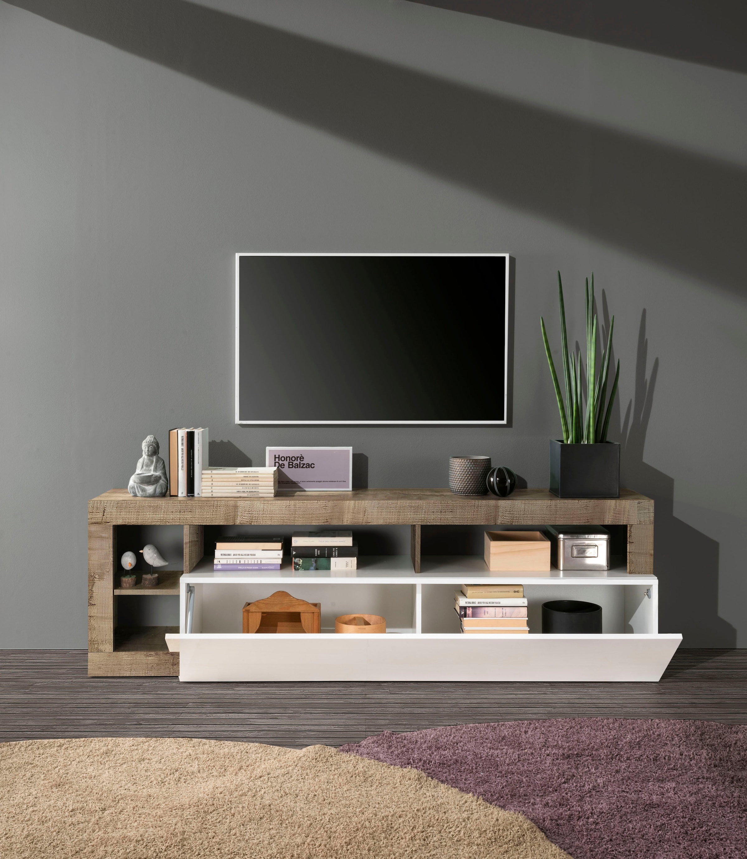 Home affaire Lowboard »Hamburg« Breite 184 cm