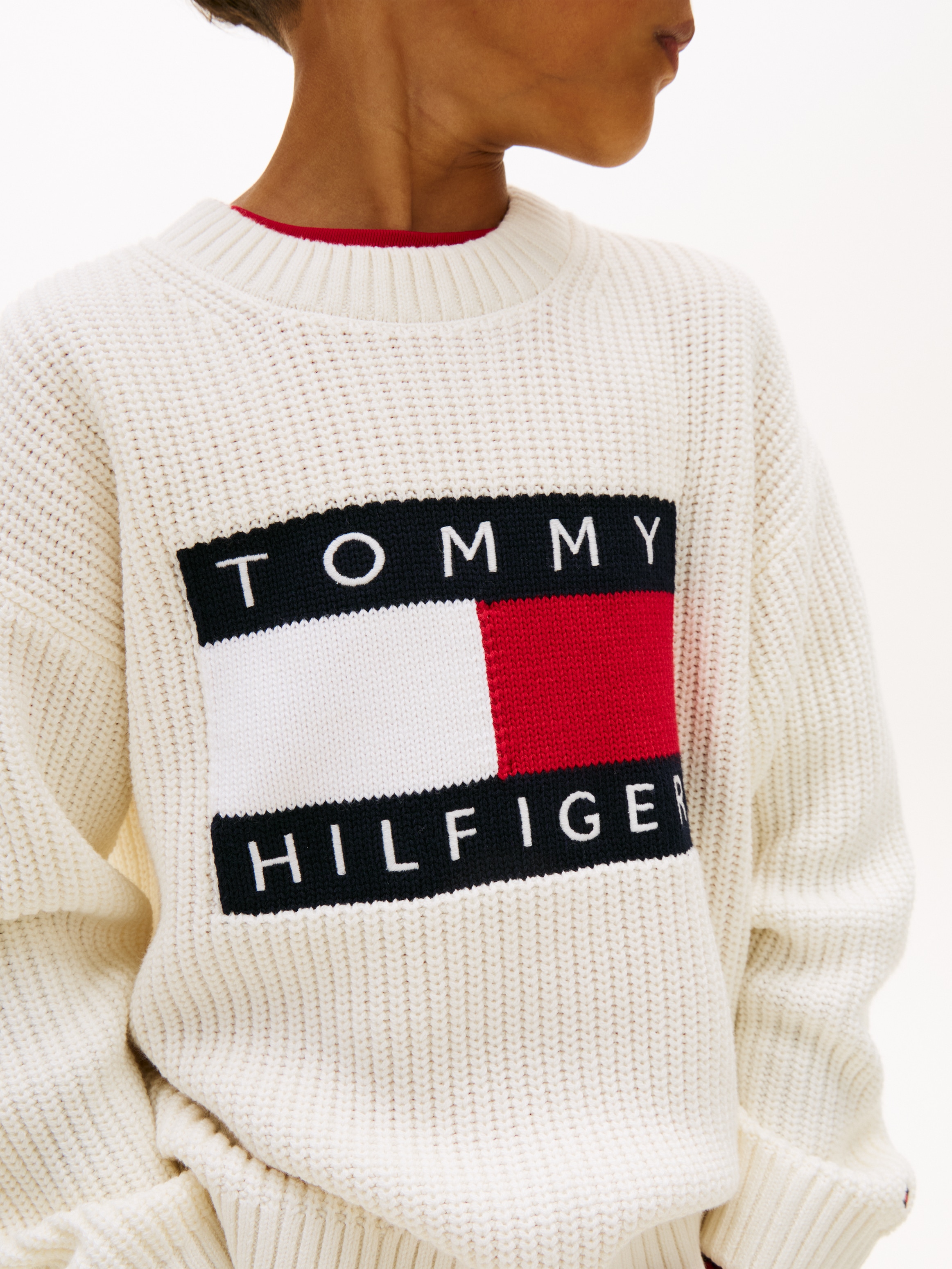Tommy Hilfiger Strickpullover Regular fit, für Kinder bis 16 Jahre