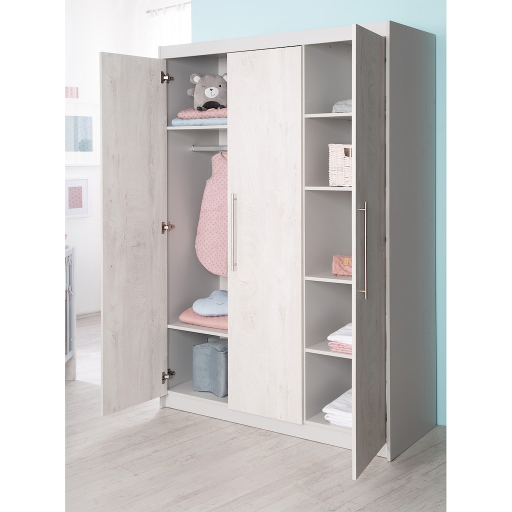 roba® Kleiderschrank »Maren 2, 3-türig, Kinderkleiderschrank«