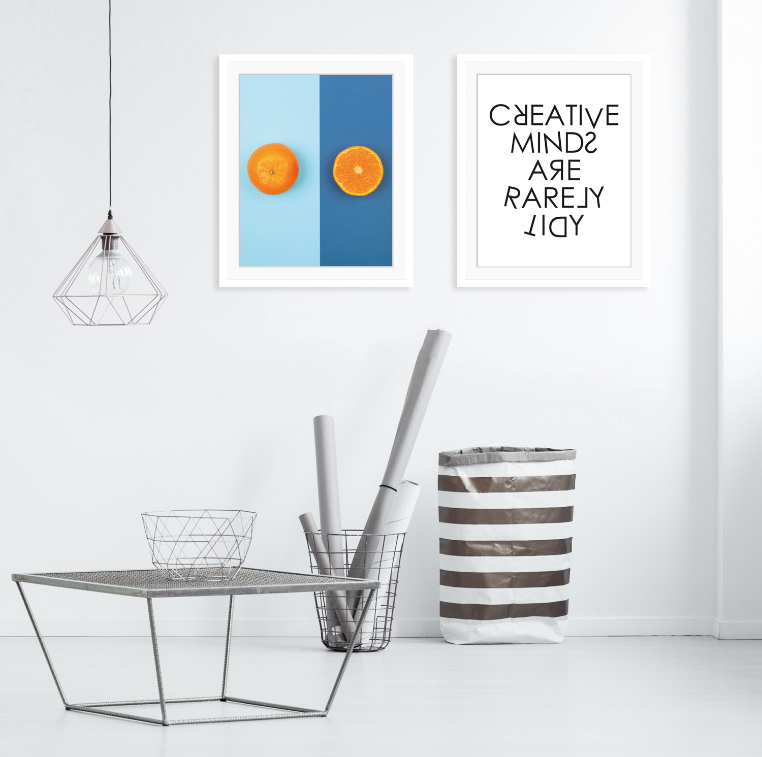 queence Bild »CREATIVE MINDS« Buchstaben gerahmt, Schriftzug