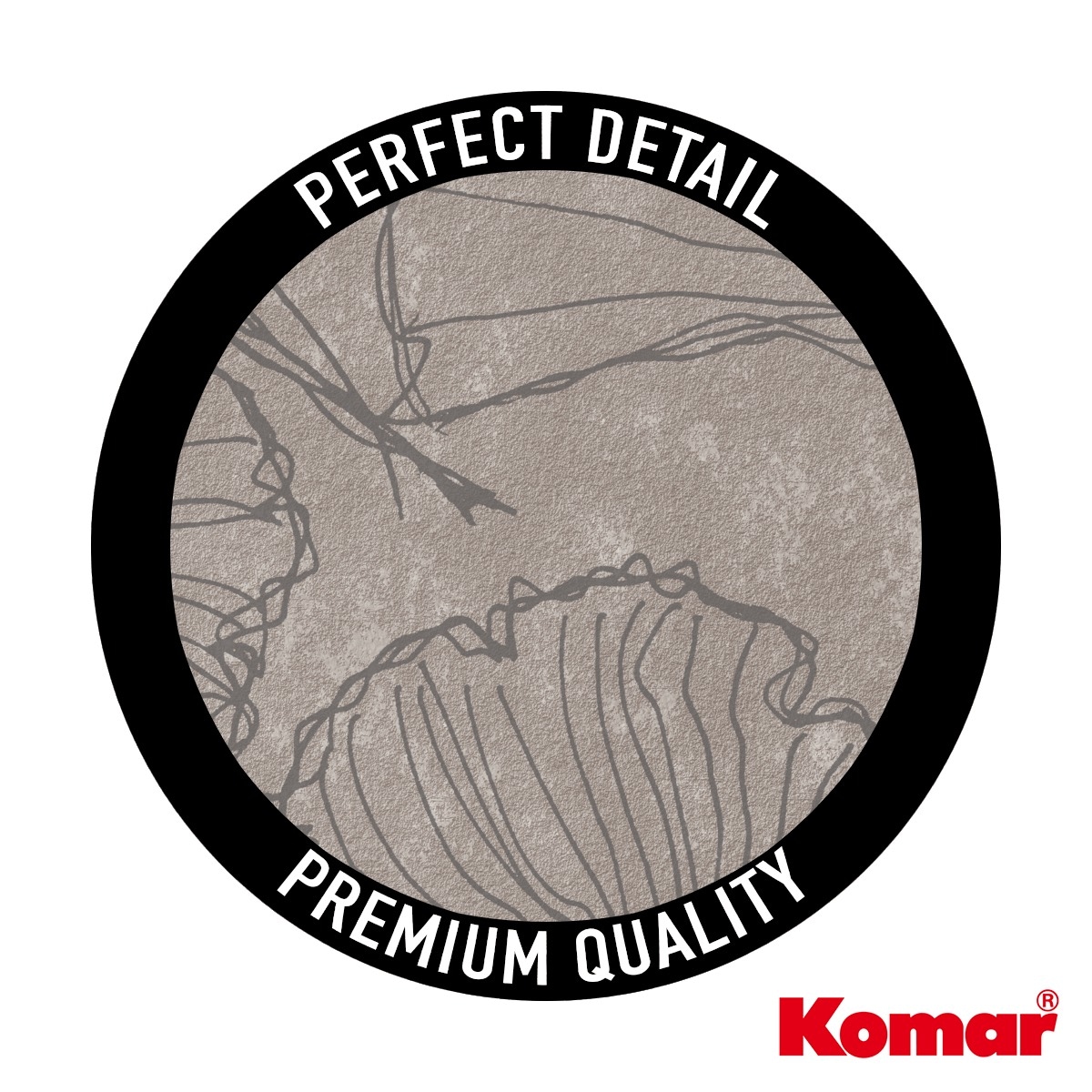 Komar Fototapete »Vlies Fototapete - Ginko Stone - Größe 200 x 250 cm« Motiv | bedruckt glatt