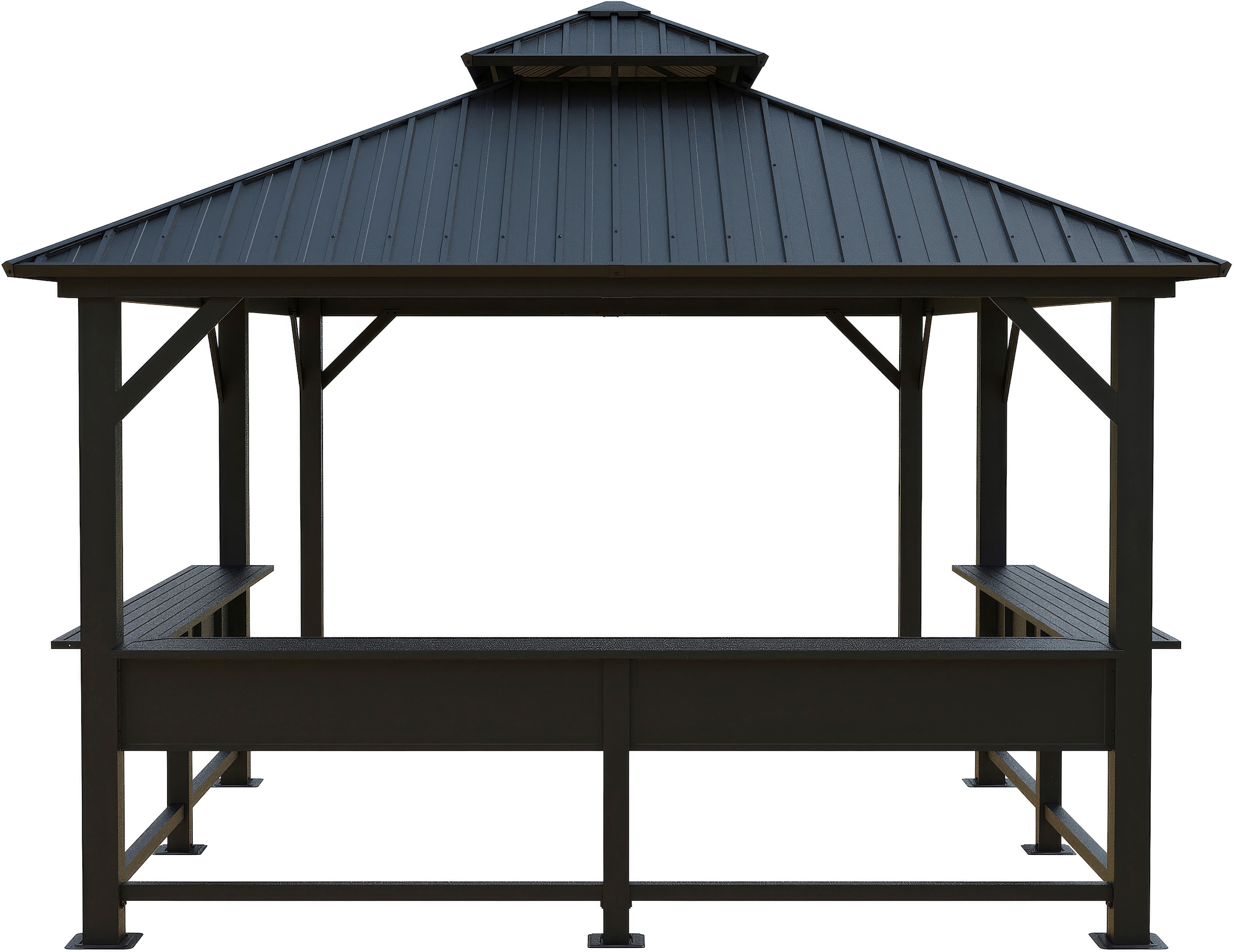 Sojag Pavillon »Bondi 1220 Schwarz« 598,7x363,8x307cm