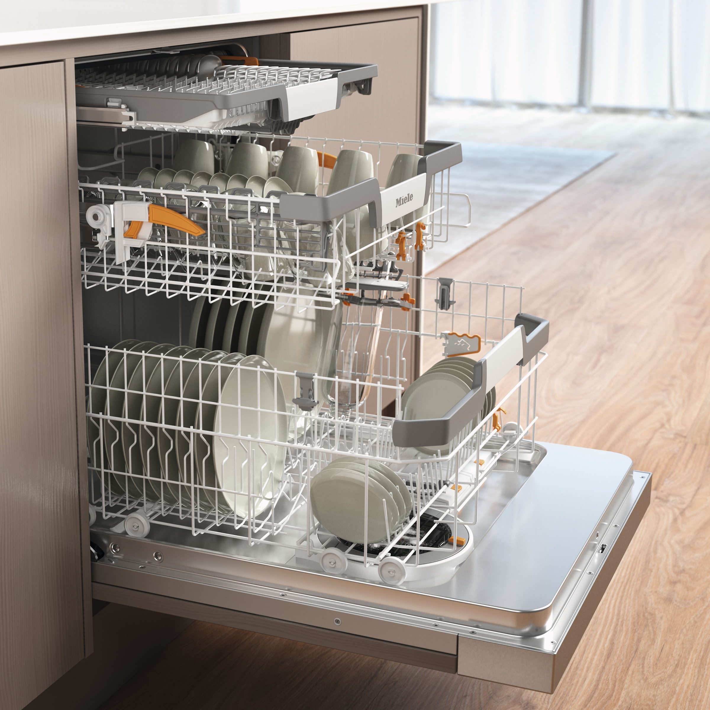 Miele teilintegrierbarer Geschirrspüler »G 7131 SCi AD 125 Edition«, 14 Maßgedecke