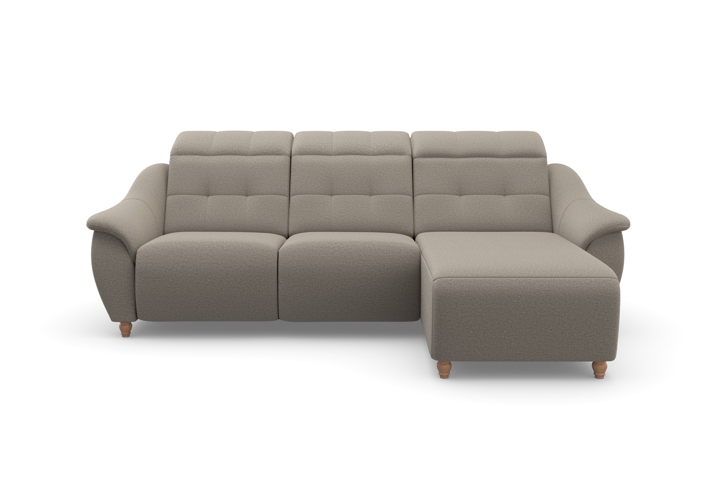 Home affaire Ecksofa »Boston L-Form«, (2 St.), Kopfteilverstellung an jeder Sitzfläche, wahlweise Relaxfunktion