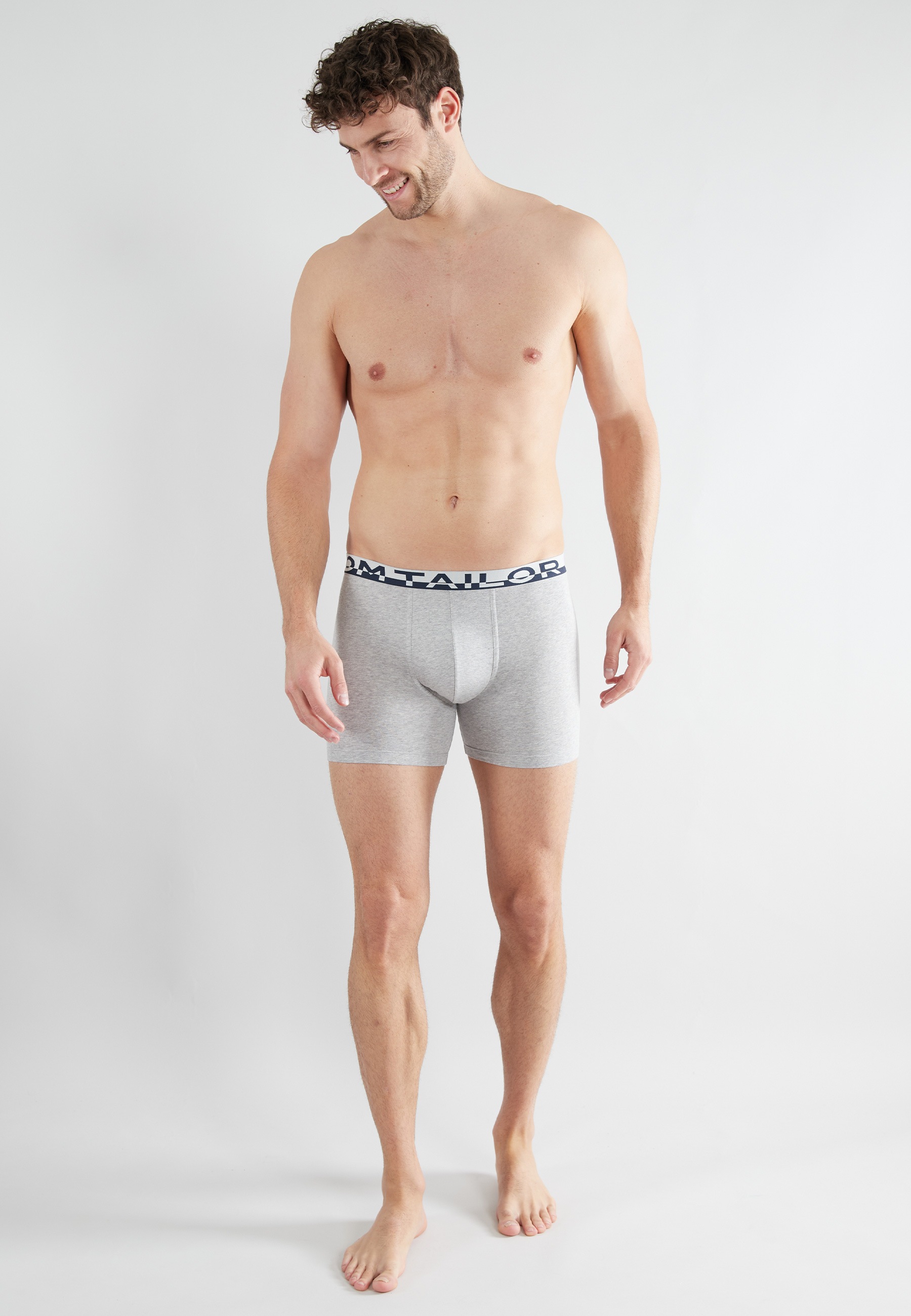 TOM TAILOR Boxershorts »Kentucky«, (2er-Pack), mit Logobund