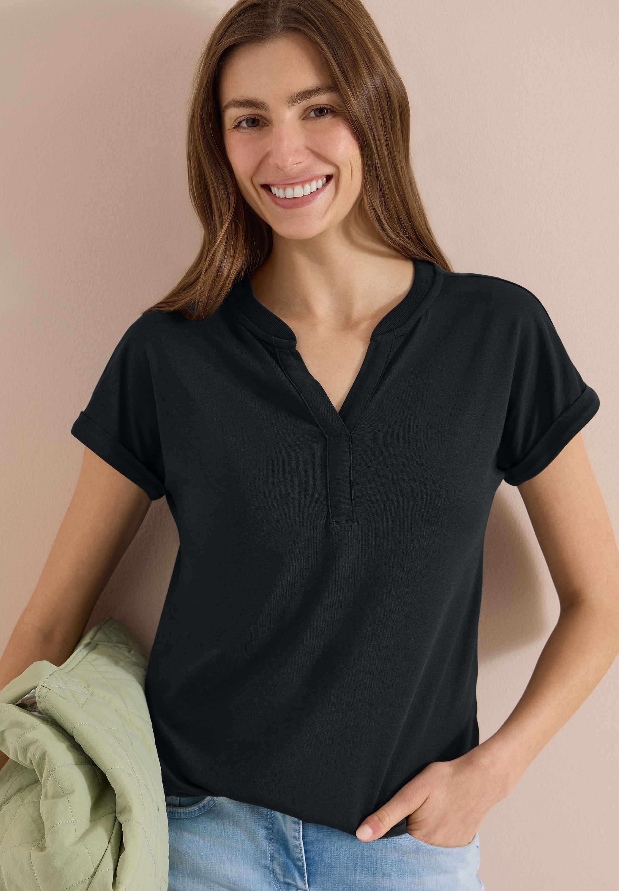 Cecil T-Shirt mit elastischem Bund