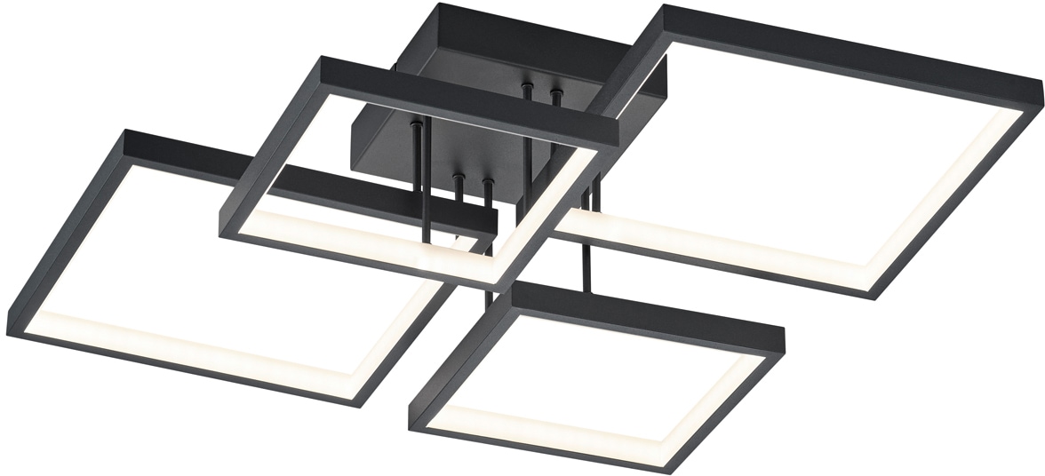 Switch LED online Leuchten XXL kaufen Garantie TRIO Dimmer, Deckenlampe 1 Jahren Deckenleuchte Lumen | mit LED »Sorrento«, 3 2400 mit flammig-flammig,