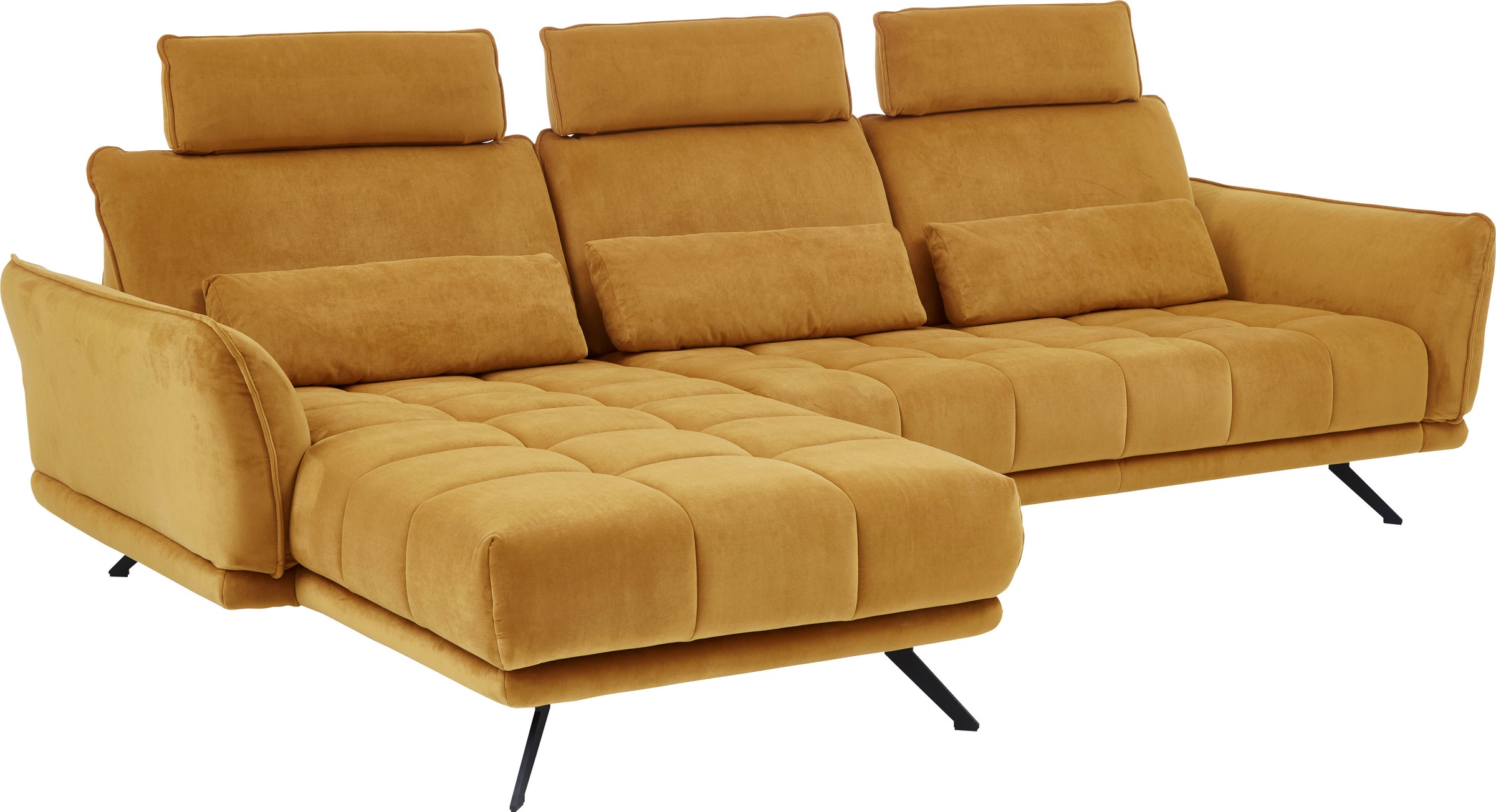 Die PlanBar Ecksofa »MP-IN20041 L-Form«, optional Sitztiefenverstellung und Kopfstützen