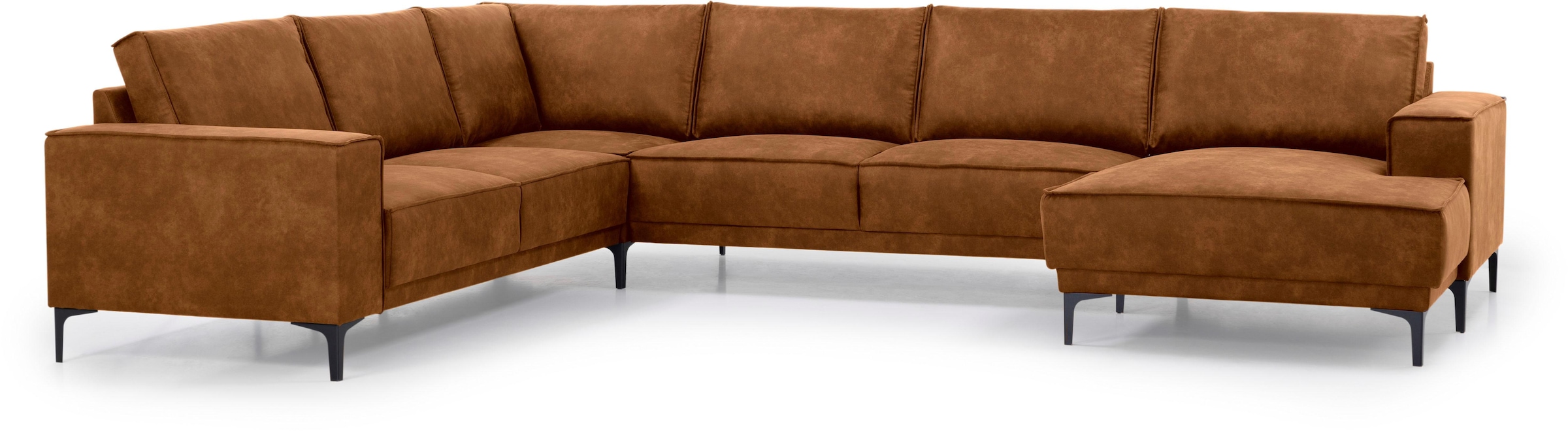 Places of Style Wohnlandschaft »Oland«, U-Form, im zeitlosem Design und hochwertiger Verabeitung