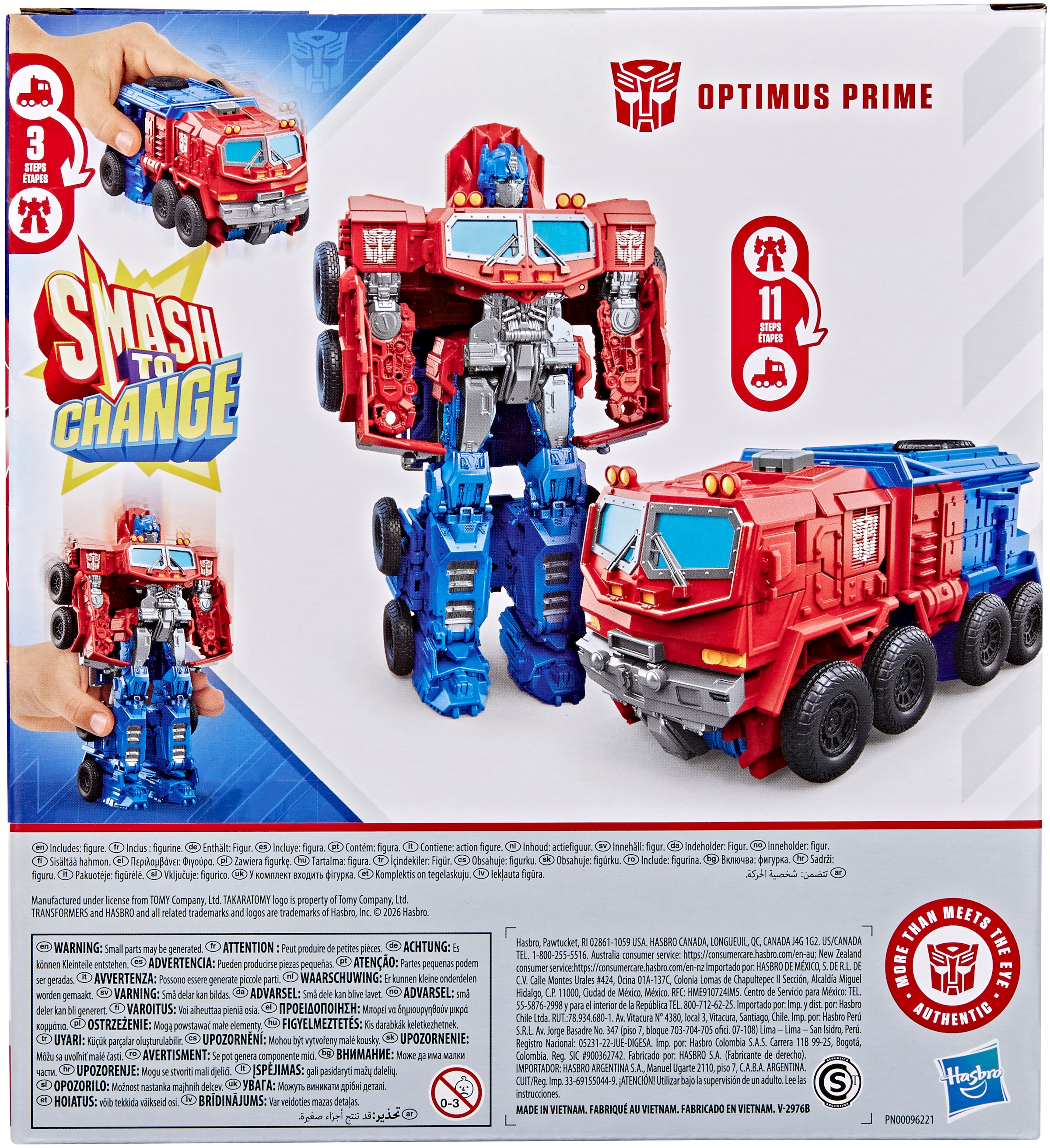 Hasbro Actionfigur »Transformers Smash Changers Optimus Prime«