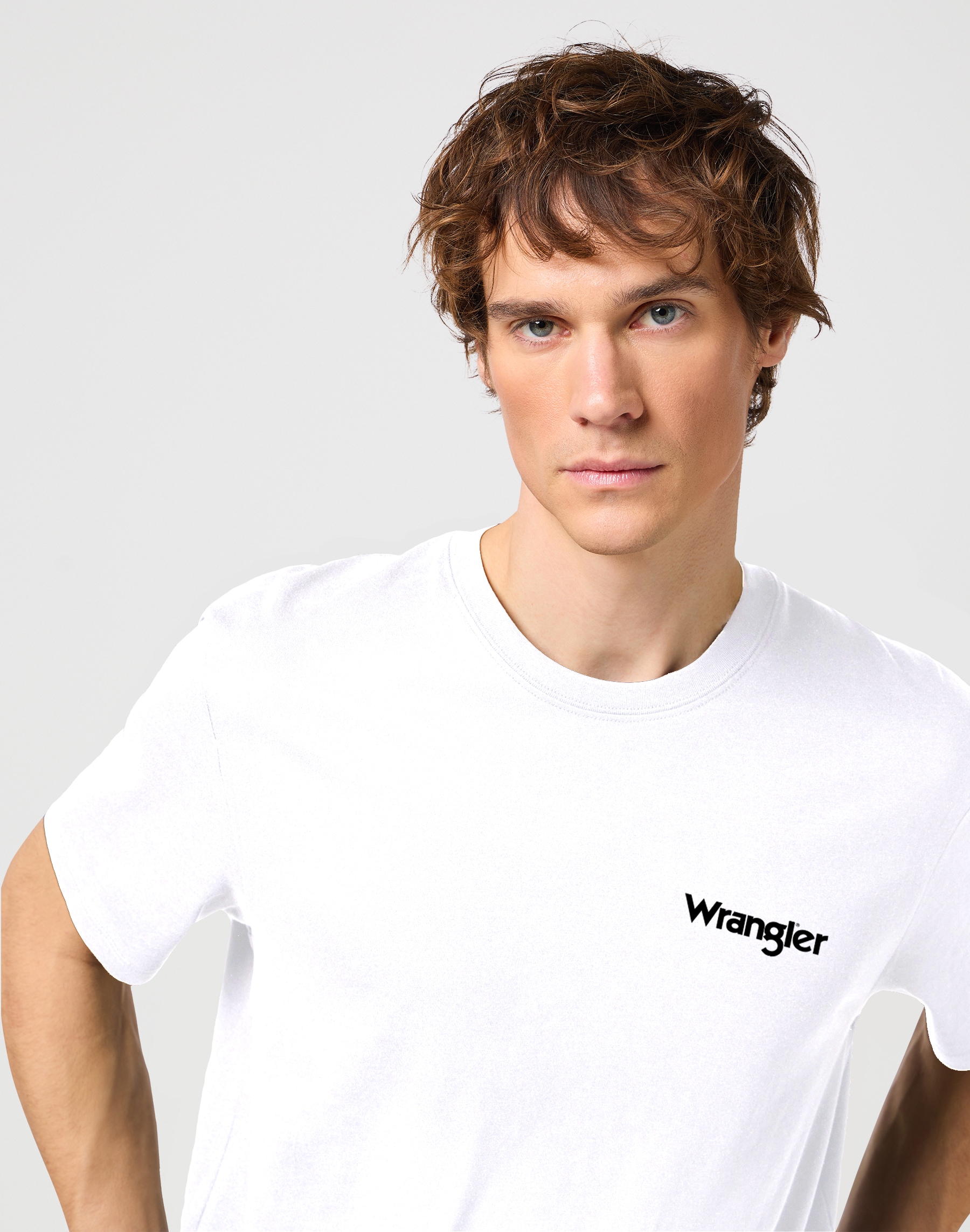 Wrangler T-Shirt »Sign Off«, (Set, 2 tlg., 2er-Pack)