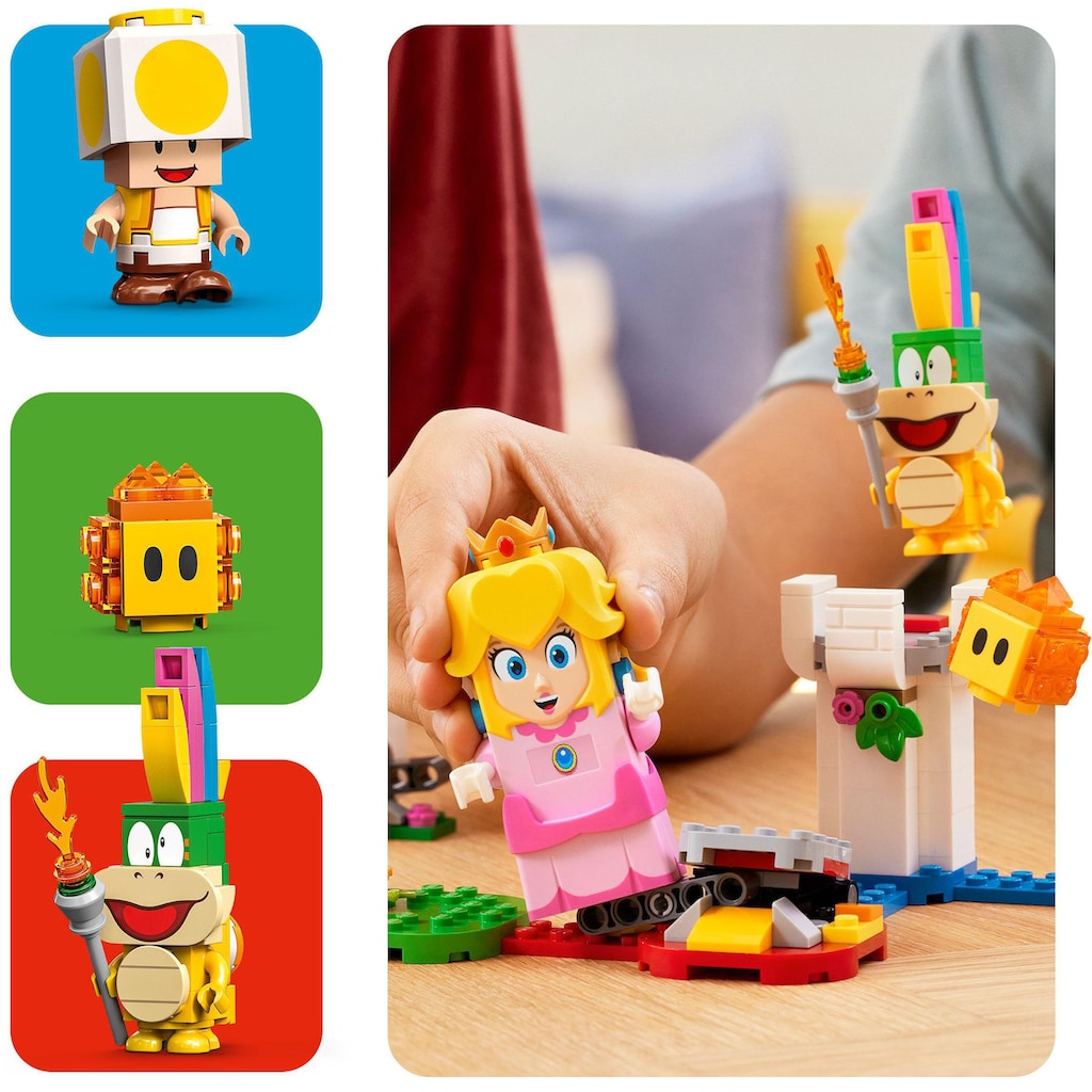 LEGO® Konstruktionsspielsteine »Abenteuer mit Peach – Starterset (71403), LEGO® Super Mario«, (354 St.)