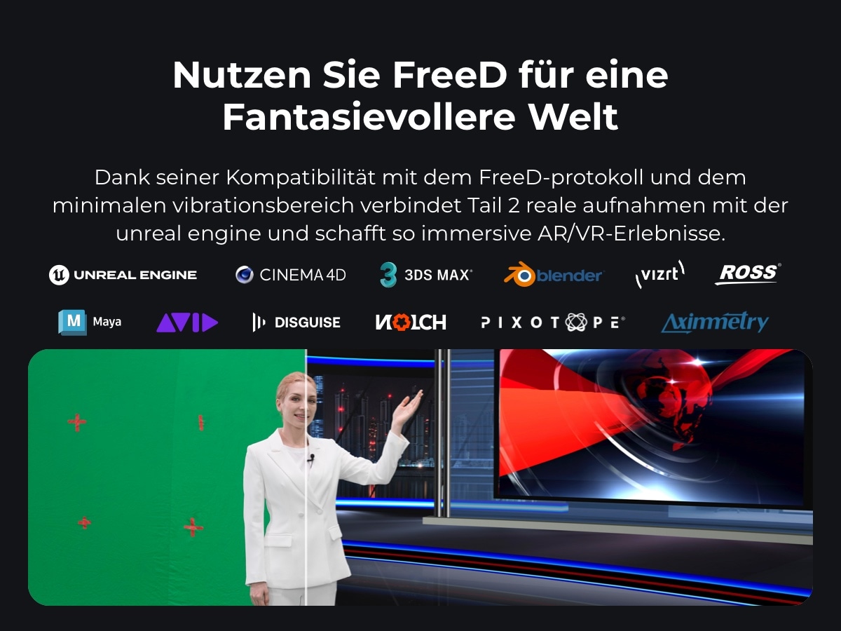 OBSBOT Camcorder »Tail 2« Bluetooth | LAN (Ethernet) 5 fachx opt. Zoom