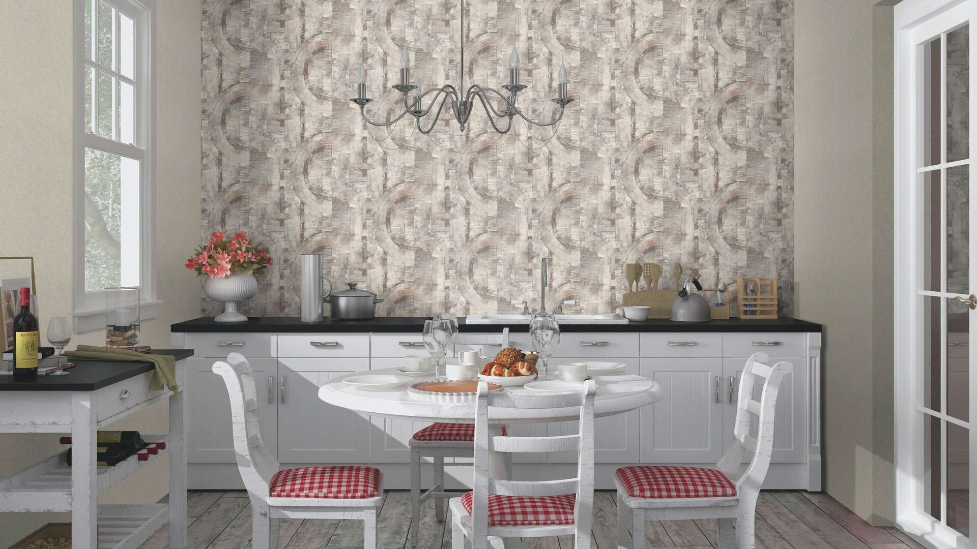 Rasch Vliestapete »Composition« abstrakt mit grafischer Struktur