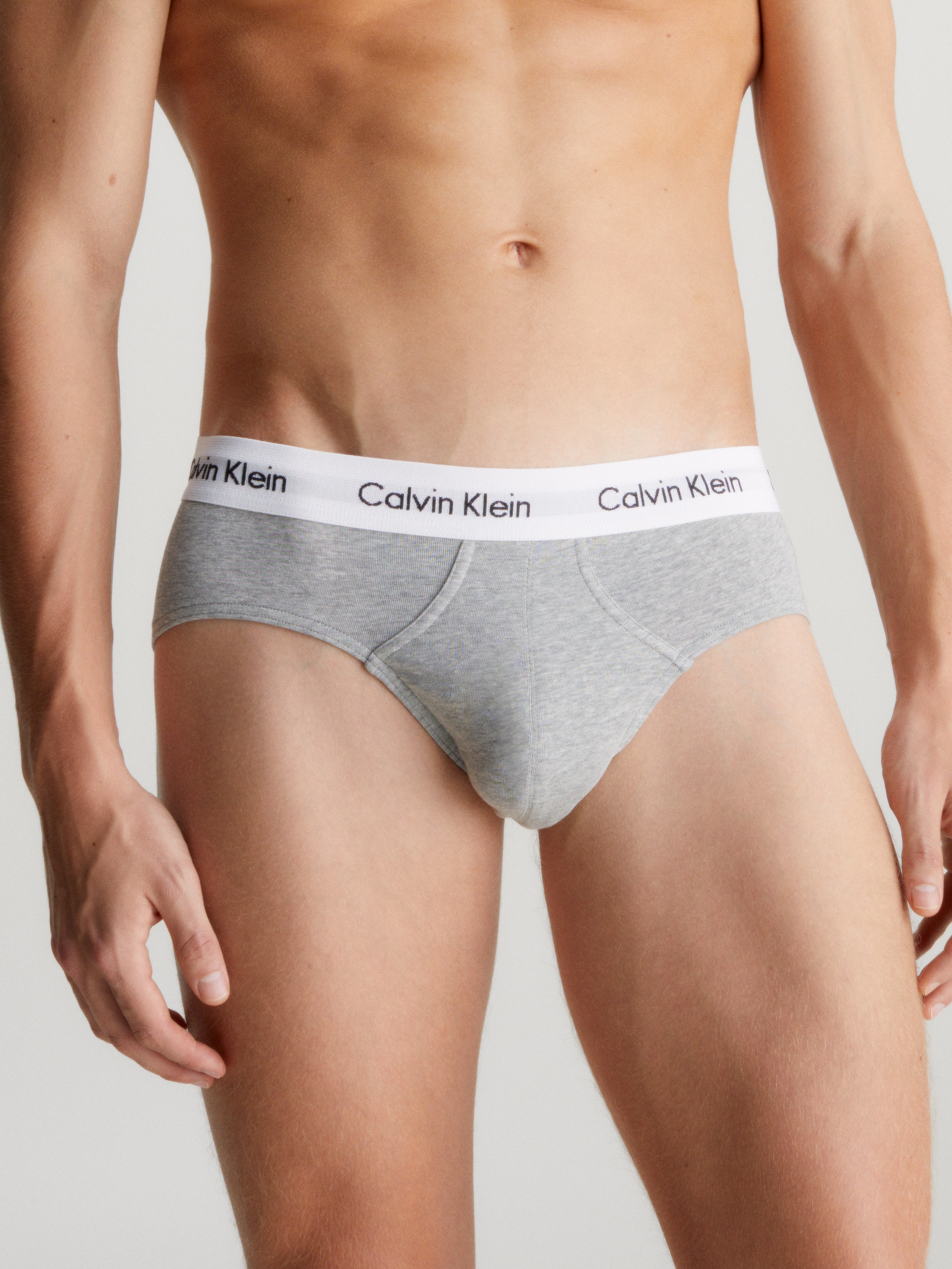 Calvin Klein Underwear Hipster »HIP BRIEF 3PK«, (Packung, 3 St., 3er-Pack), mit Logo-Elastikbund
