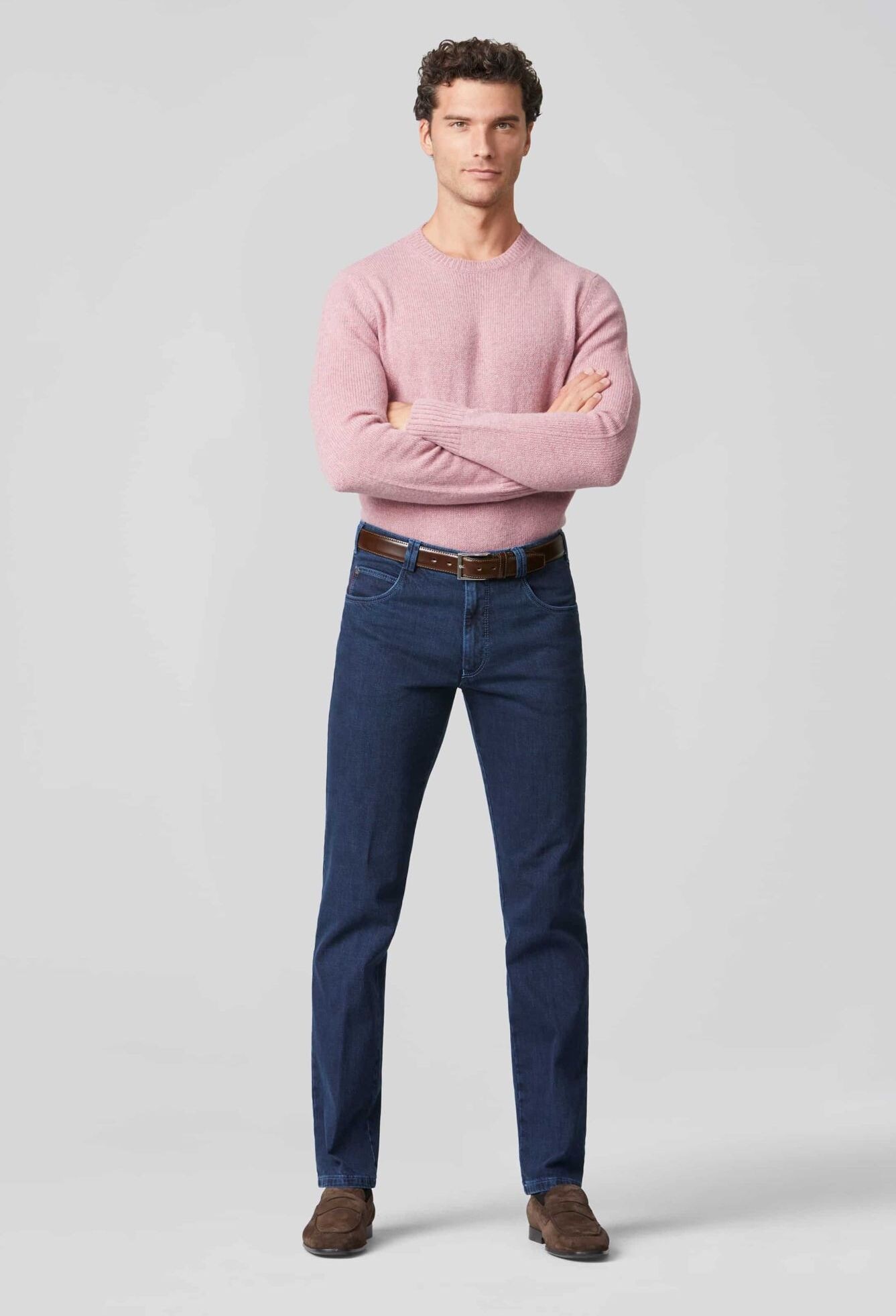 MEYER 5-Pocket-Jeans »Diego« mit Stretch-Dehnbund