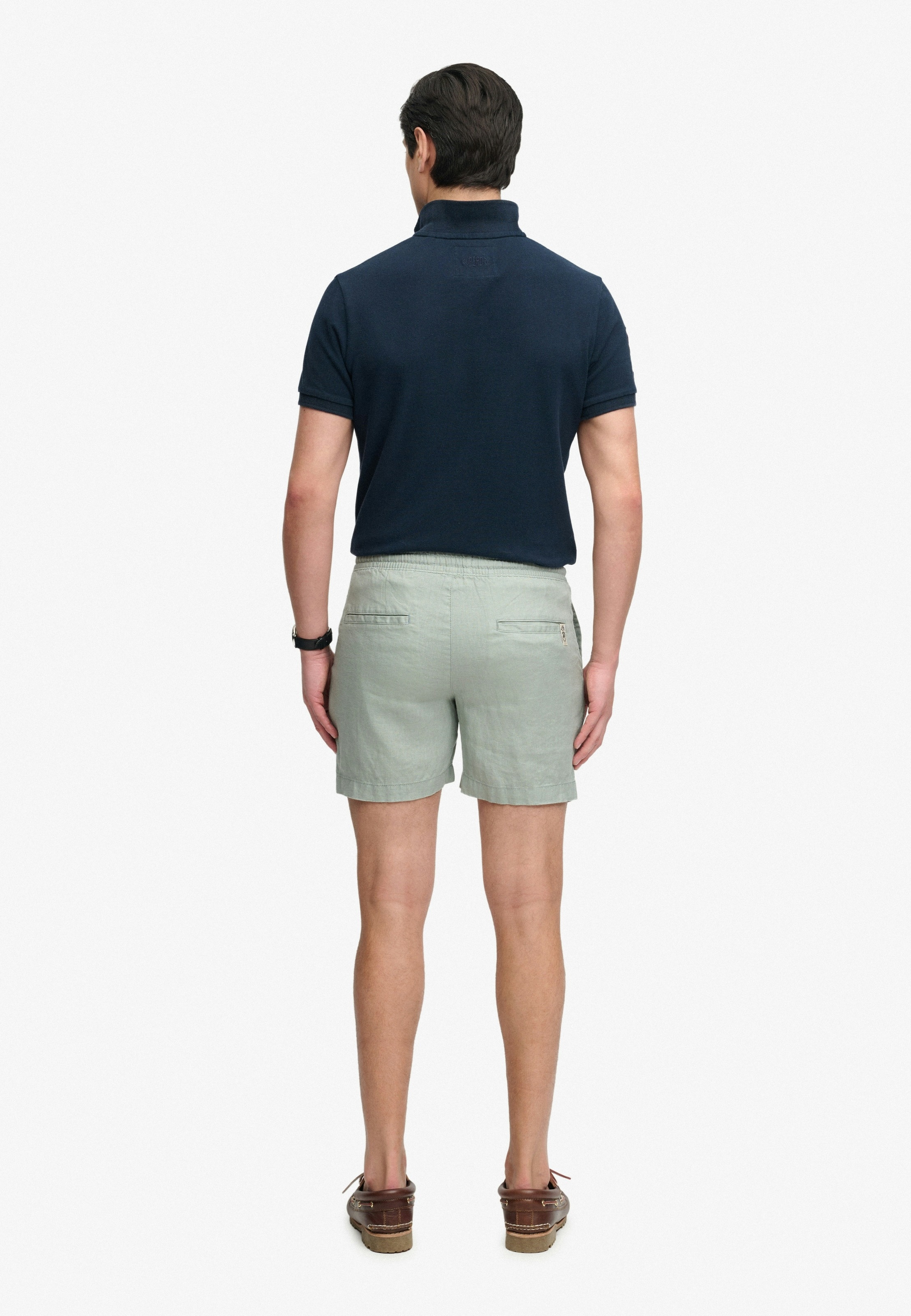 Superdry Shorts »MERCHANT LINEN SHORT«  aus Leinen, Relaxed Fit, mit Reißverschluss