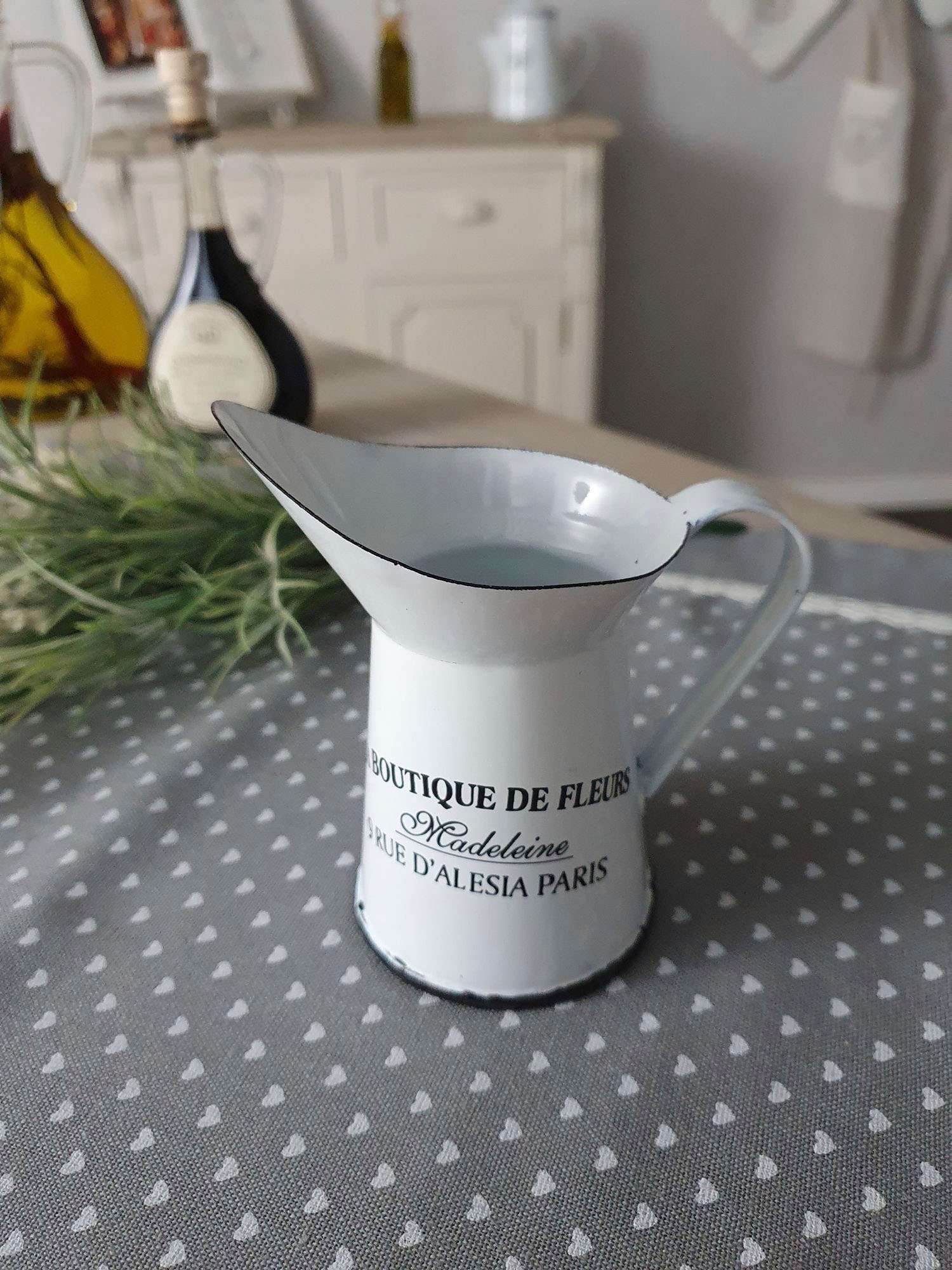 Ambiente Haus Kanne »Krug aus Emaille klein in Antikweiß« 1 Stk. tlg.