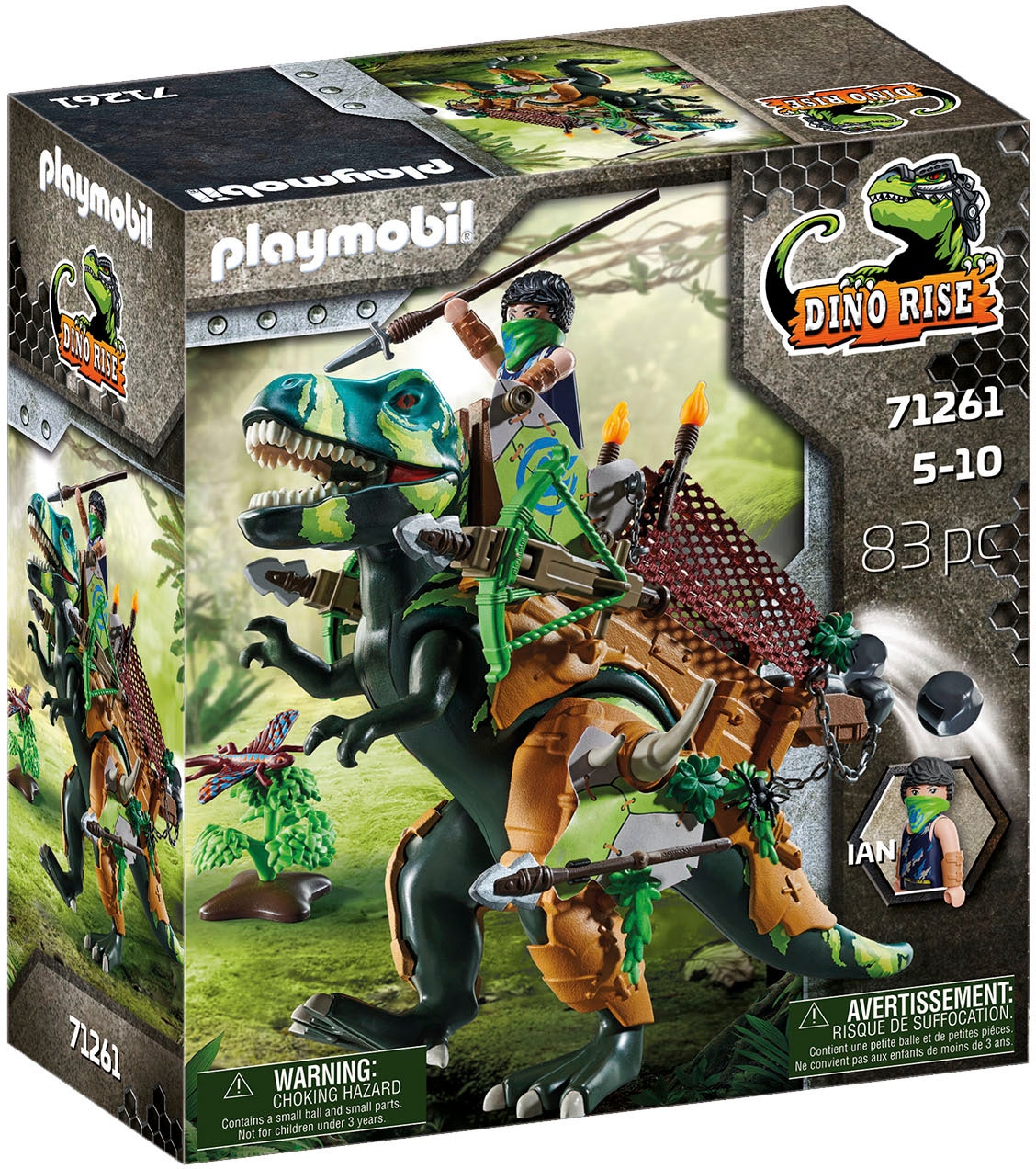 Playmobil® Konstruktions-Spielset »T-Rex (71261), Dino Rise«, (83 St.), Made in Europe