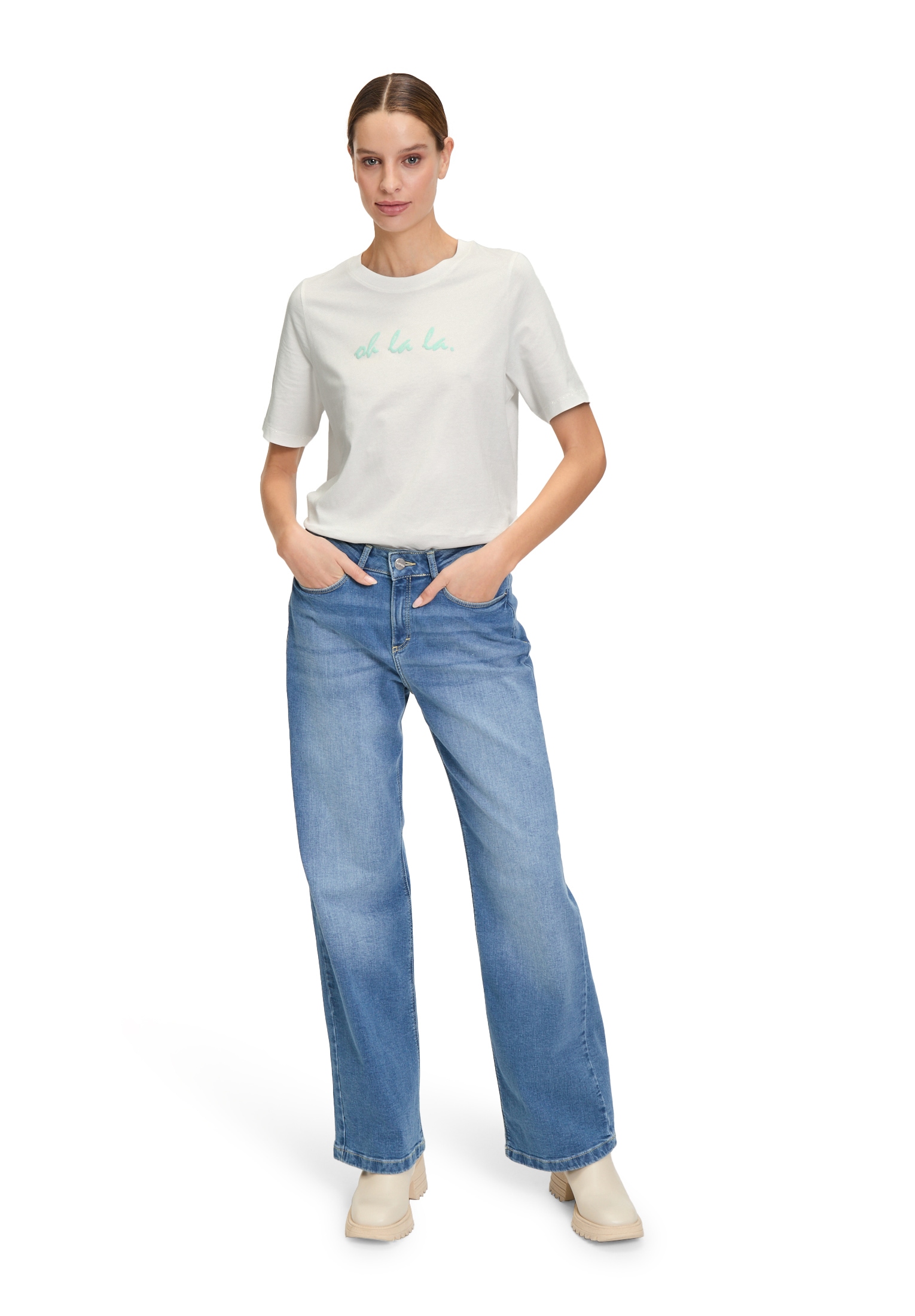 Cartoon T-Shirt »Printshirt mit Rundhalsausschnitt«