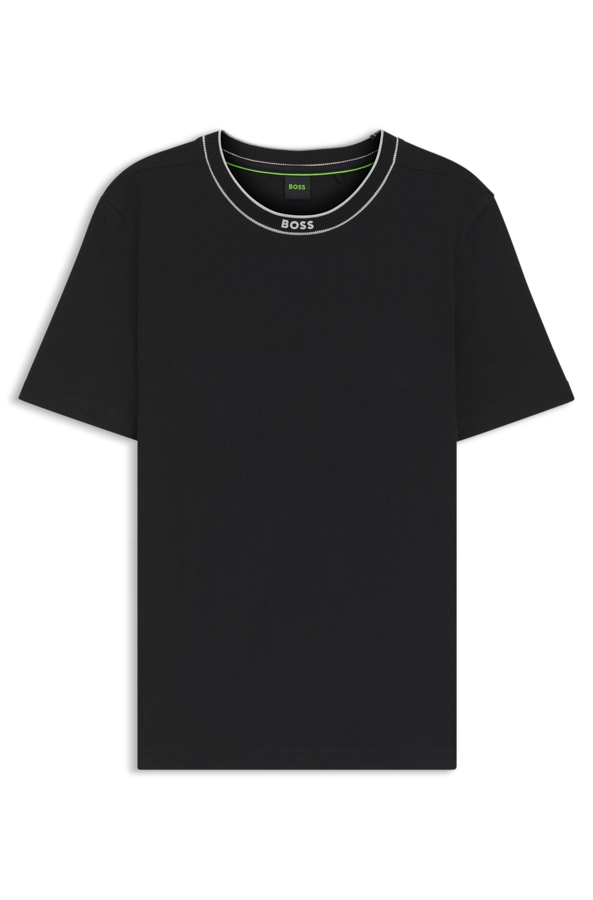 BOSS GREEN T-Shirt »Tee«, mit Streifendetail am Ausschnitt