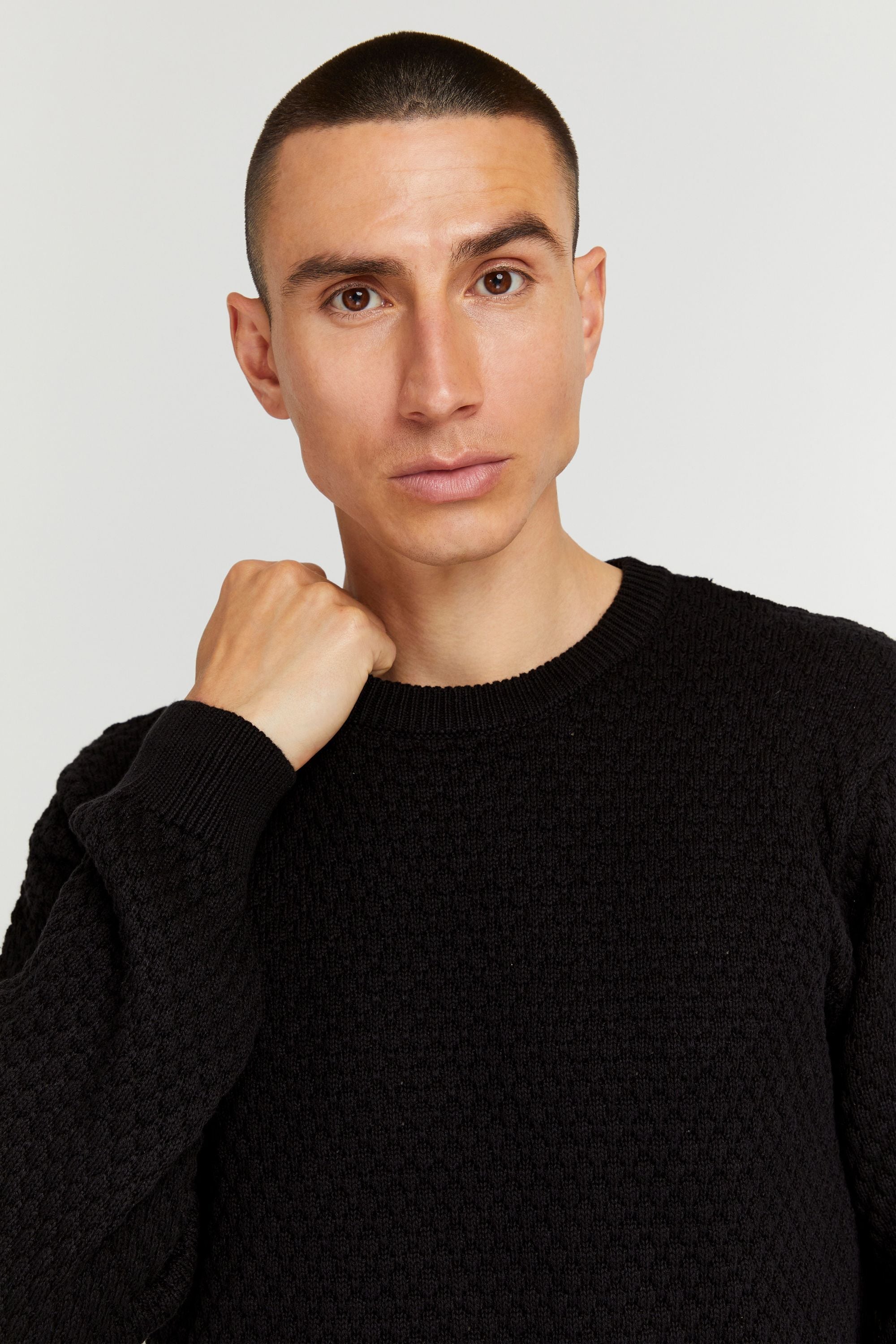 !Solid Strickfleece-Pullover »Strickpullover SDClive«
