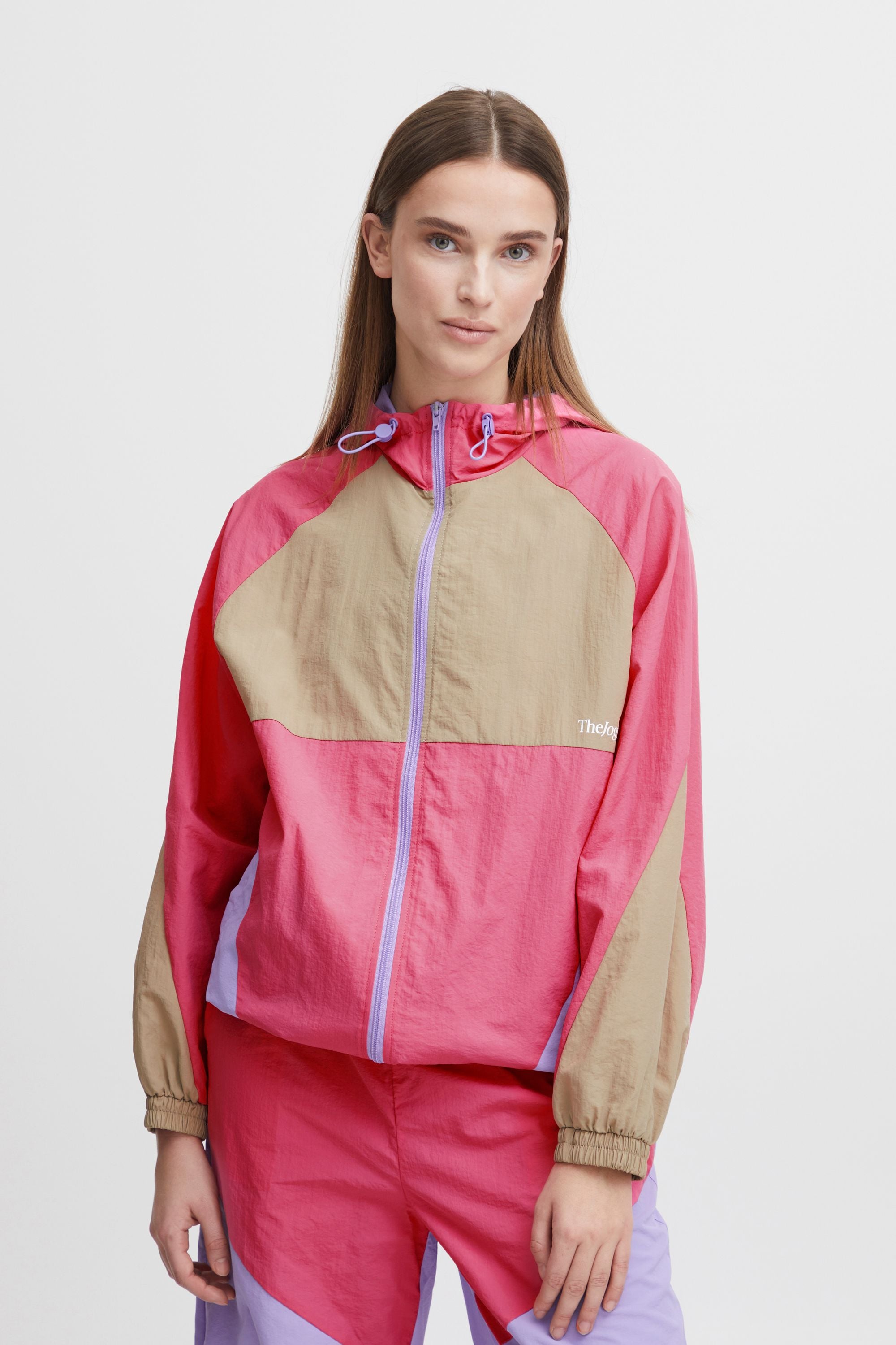TheJoggConcept Fleecejacke »Fleecejacke JCFlora«, mit Kapuze