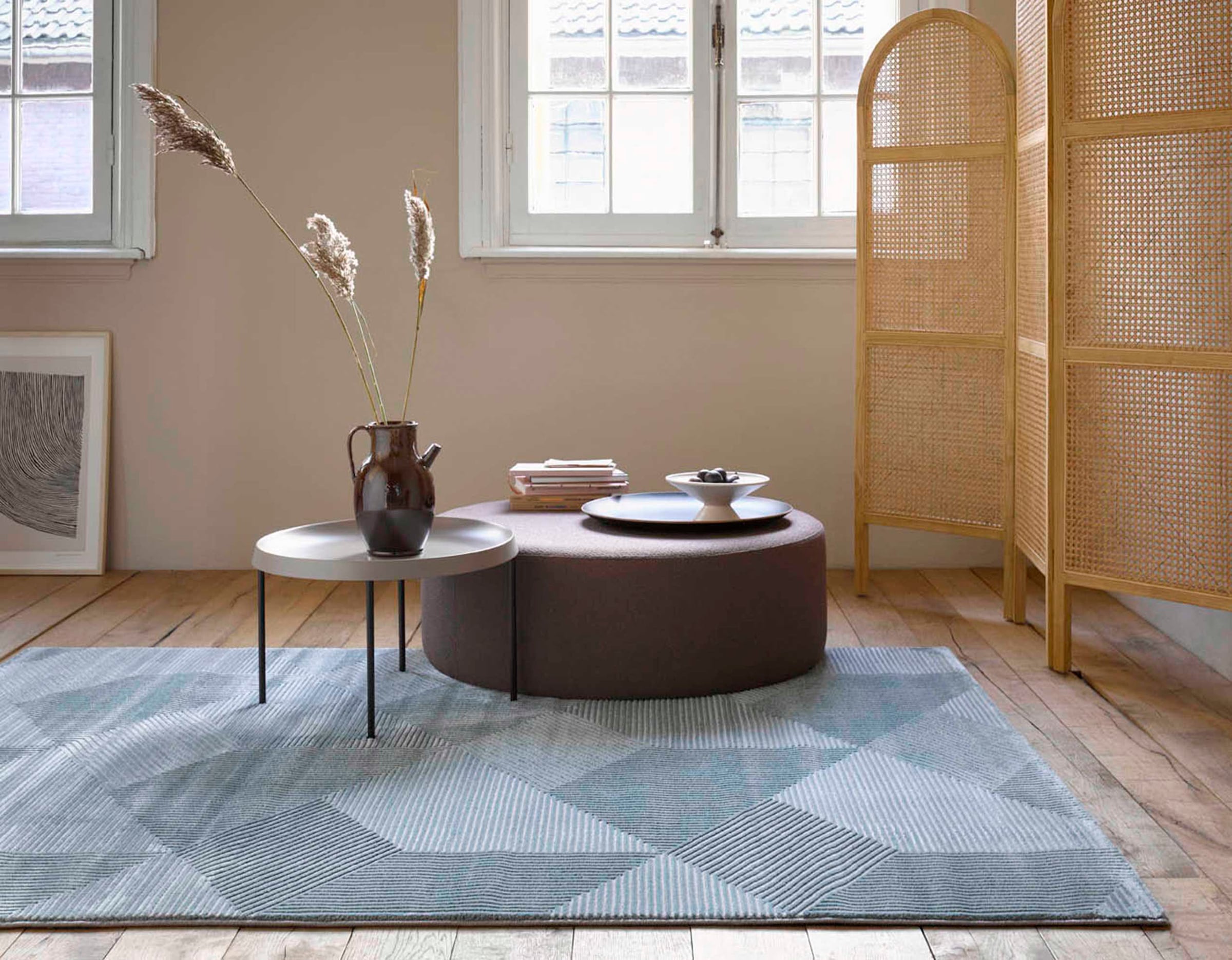 Esprit Teppich »Velvet Groove ESP-8780«, rechteckig, 12 mm Höhe, Kurzflor, Hoch Tief Struktur, Wohnzimmer, Schlafzimmer